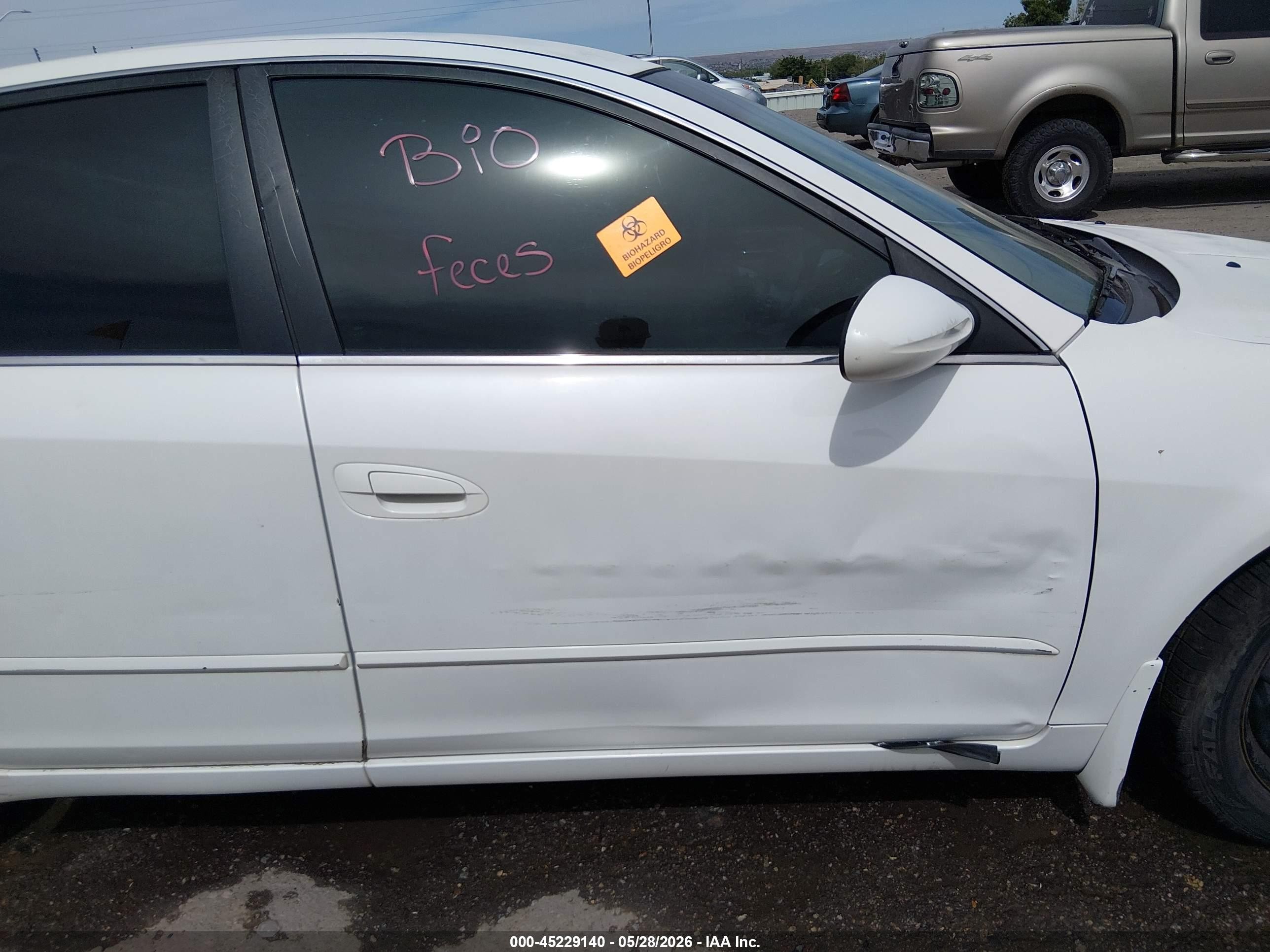 2006 Nissan Altima 2.5 S White vin: 1N4AL11D46C142111