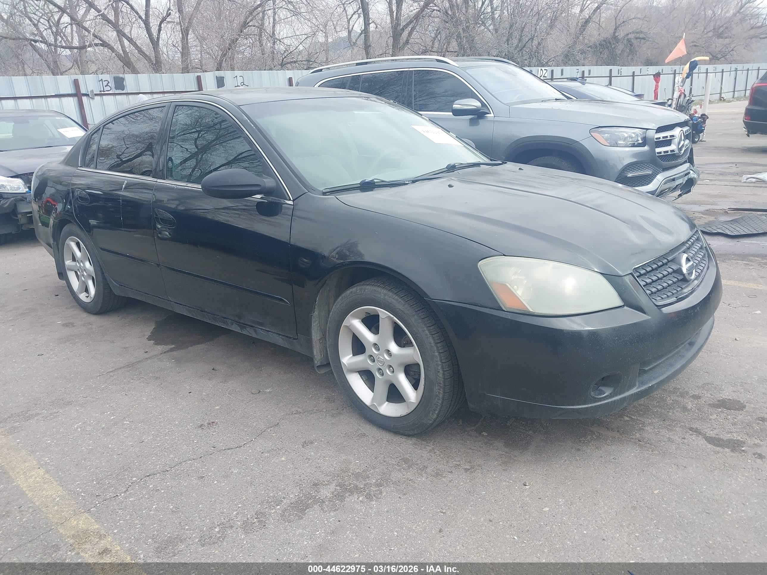 2006 Nissan Altima 2.5 S Black vin: 1N4AL11D46C142867