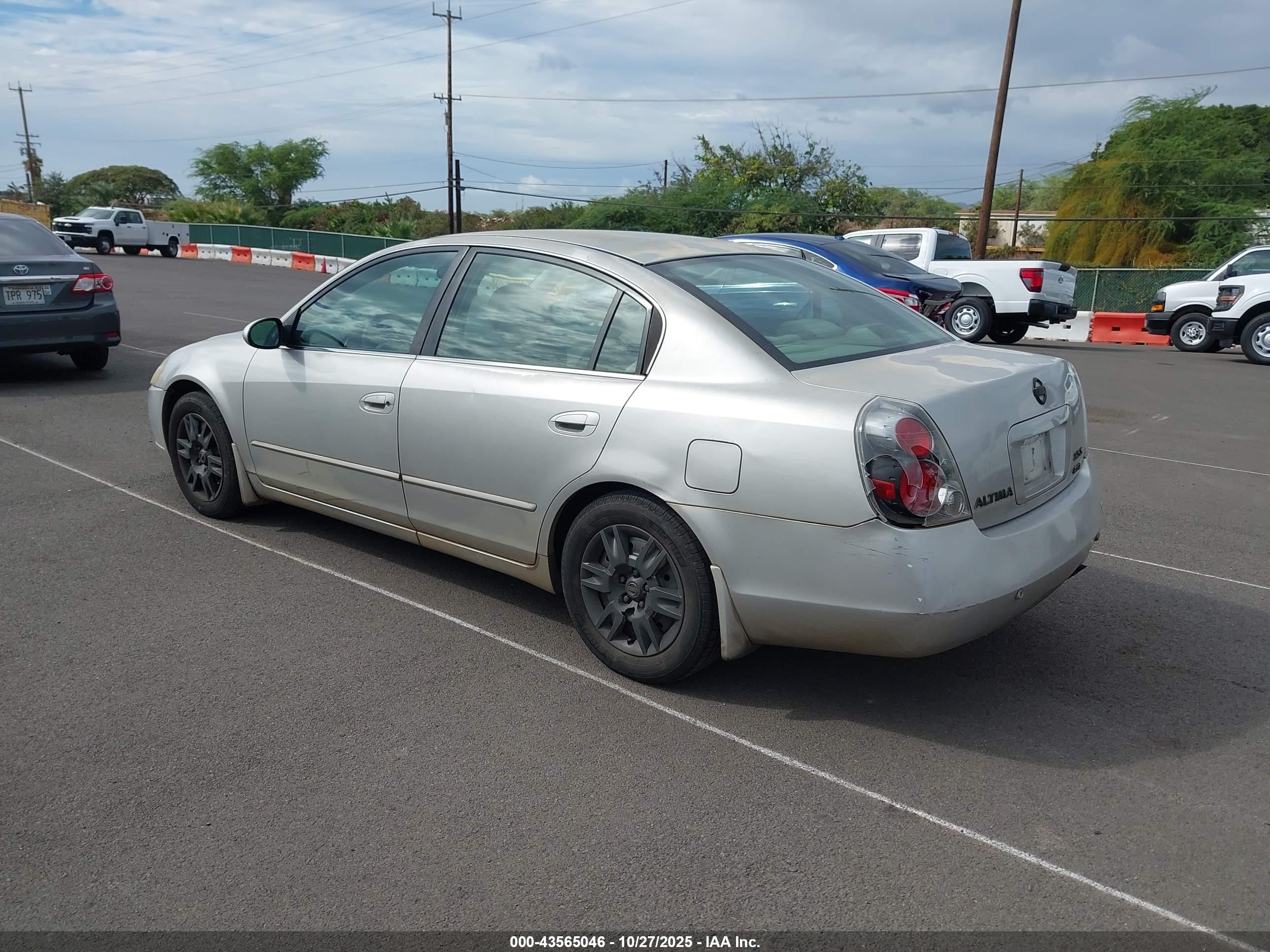 2006 Nissan Altima 2.5 S Silver vin: 1N4AL11D46C144943