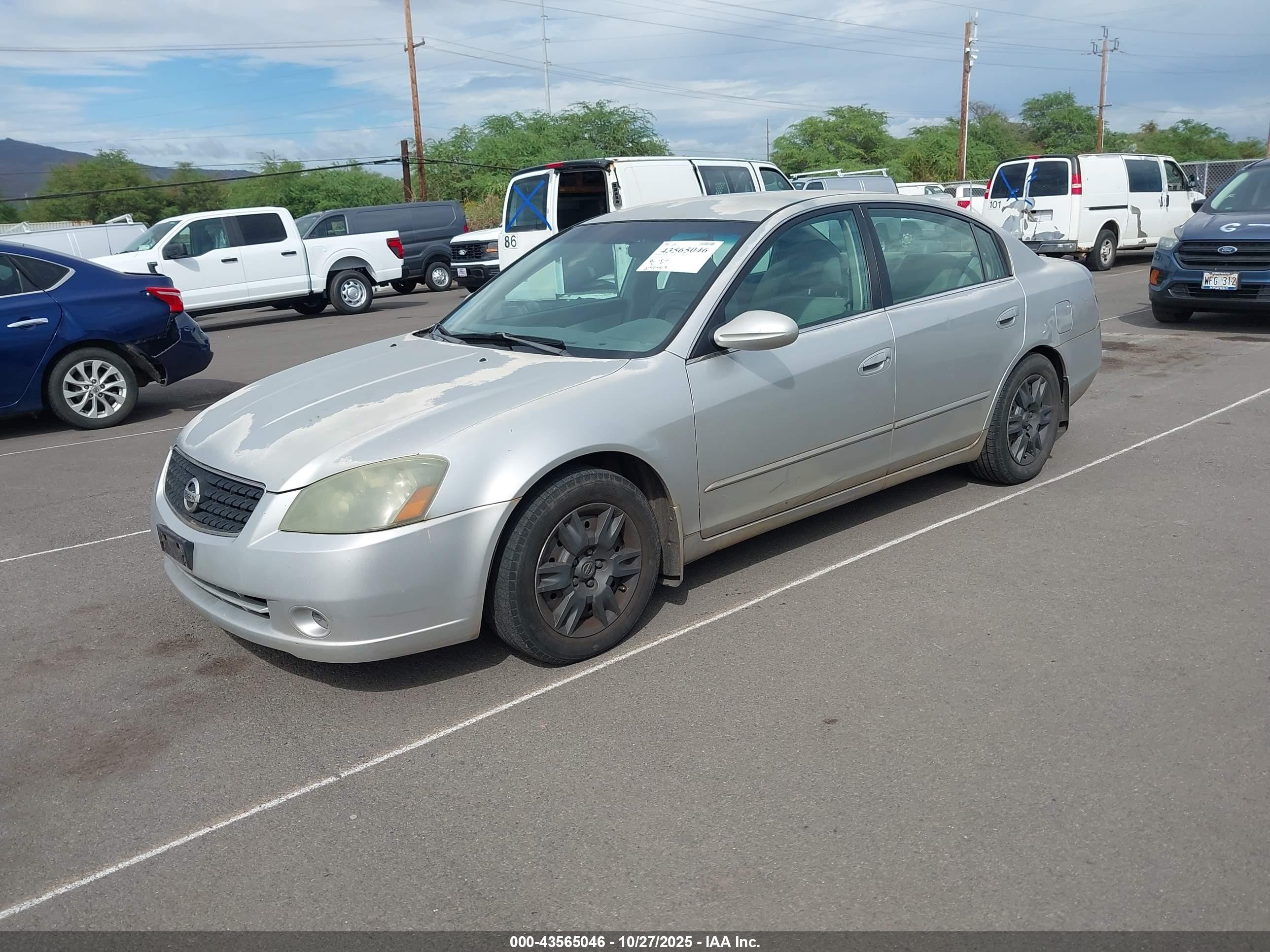 2006 Nissan Altima 2.5 S Silver vin: 1N4AL11D46C144943