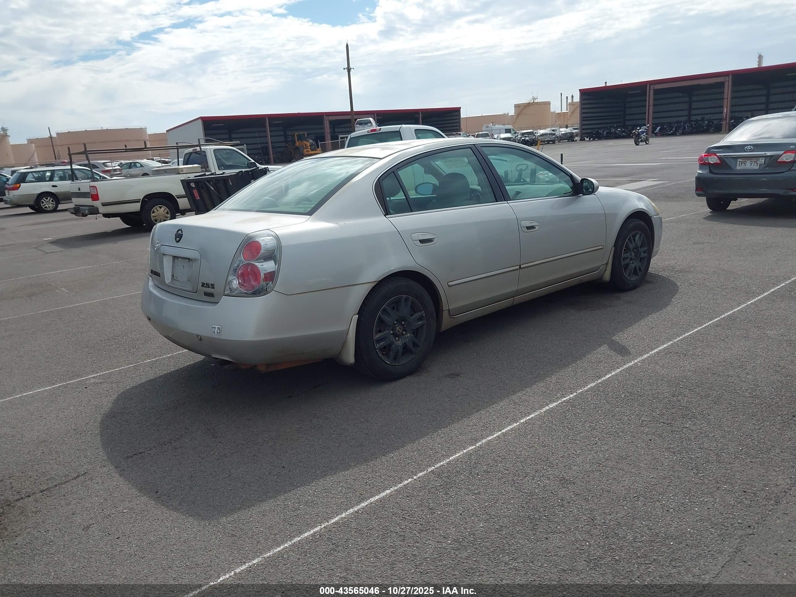2006 Nissan Altima 2.5 S Silver vin: 1N4AL11D46C144943