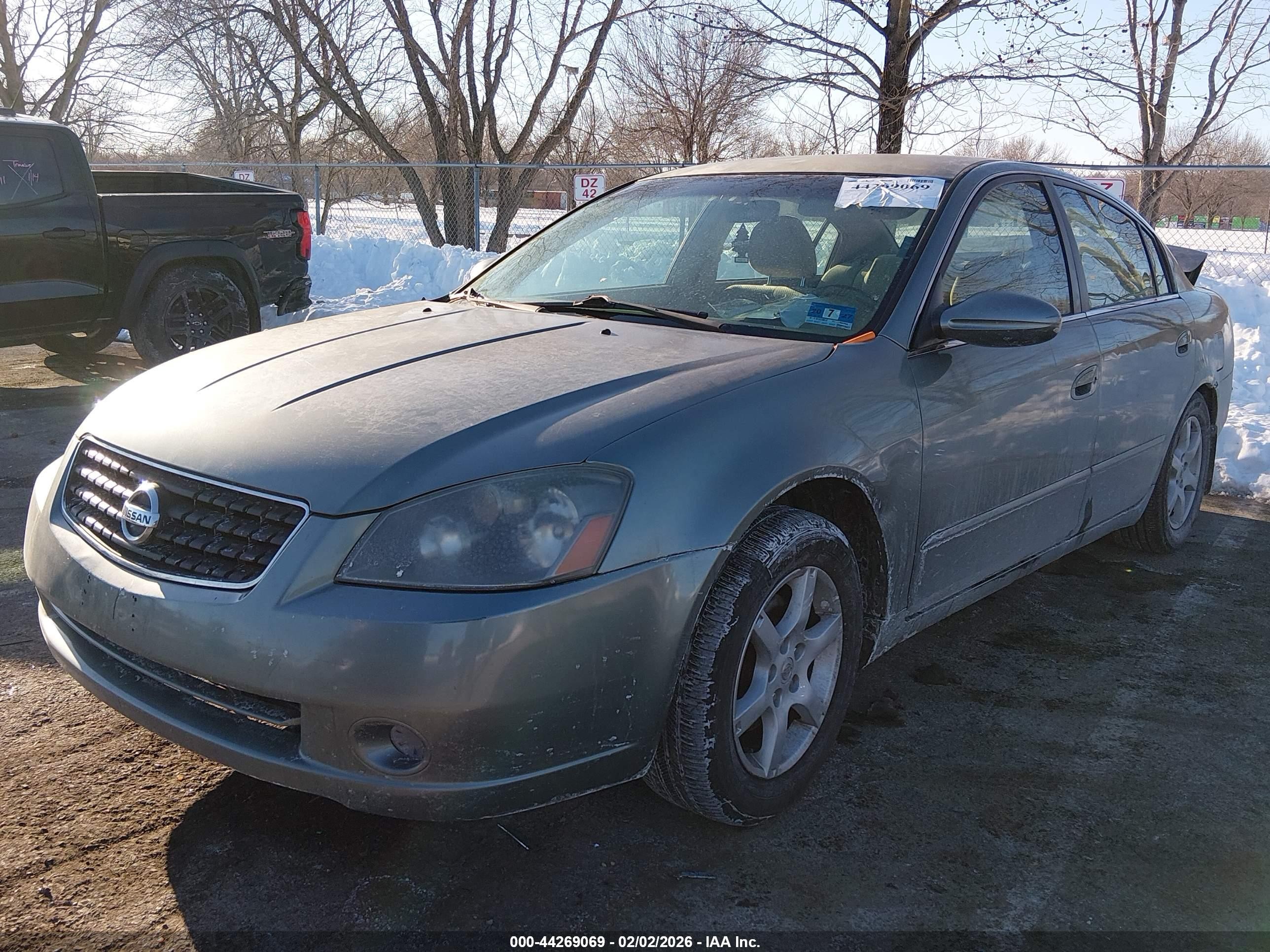 2006 Nissan Altima 2.5 S Green vin: 1N4AL11D46C161094
