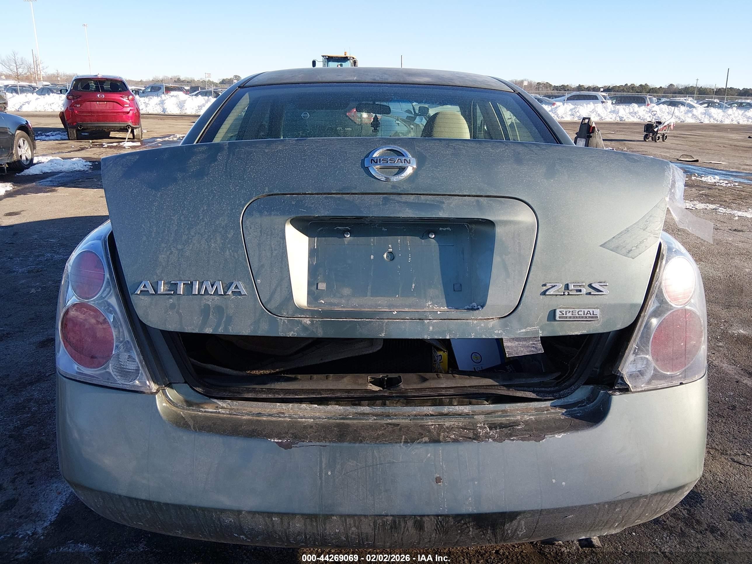 2006 Nissan Altima 2.5 S Green vin: 1N4AL11D46C161094