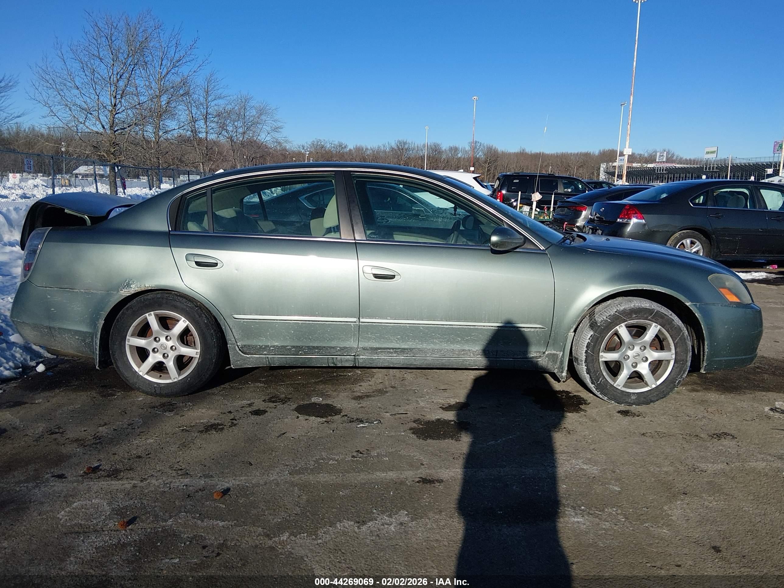 2006 Nissan Altima 2.5 S Green vin: 1N4AL11D46C161094