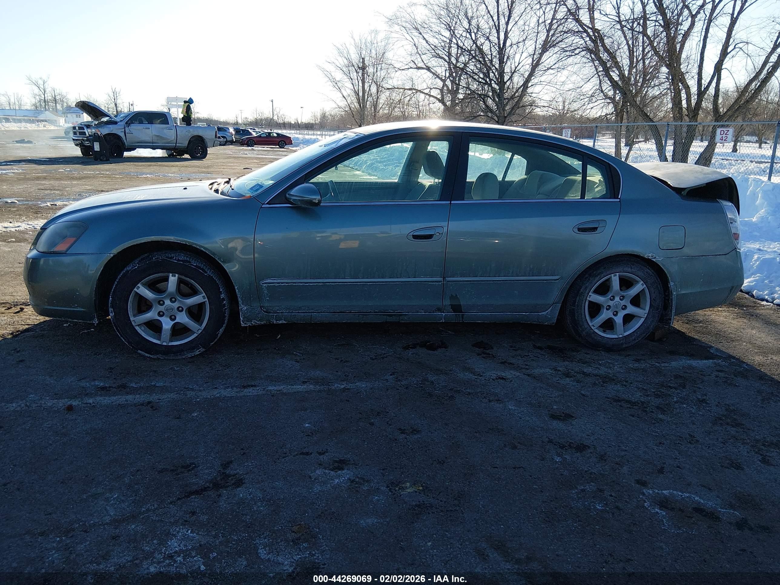 2006 Nissan Altima 2.5 S Green vin: 1N4AL11D46C161094