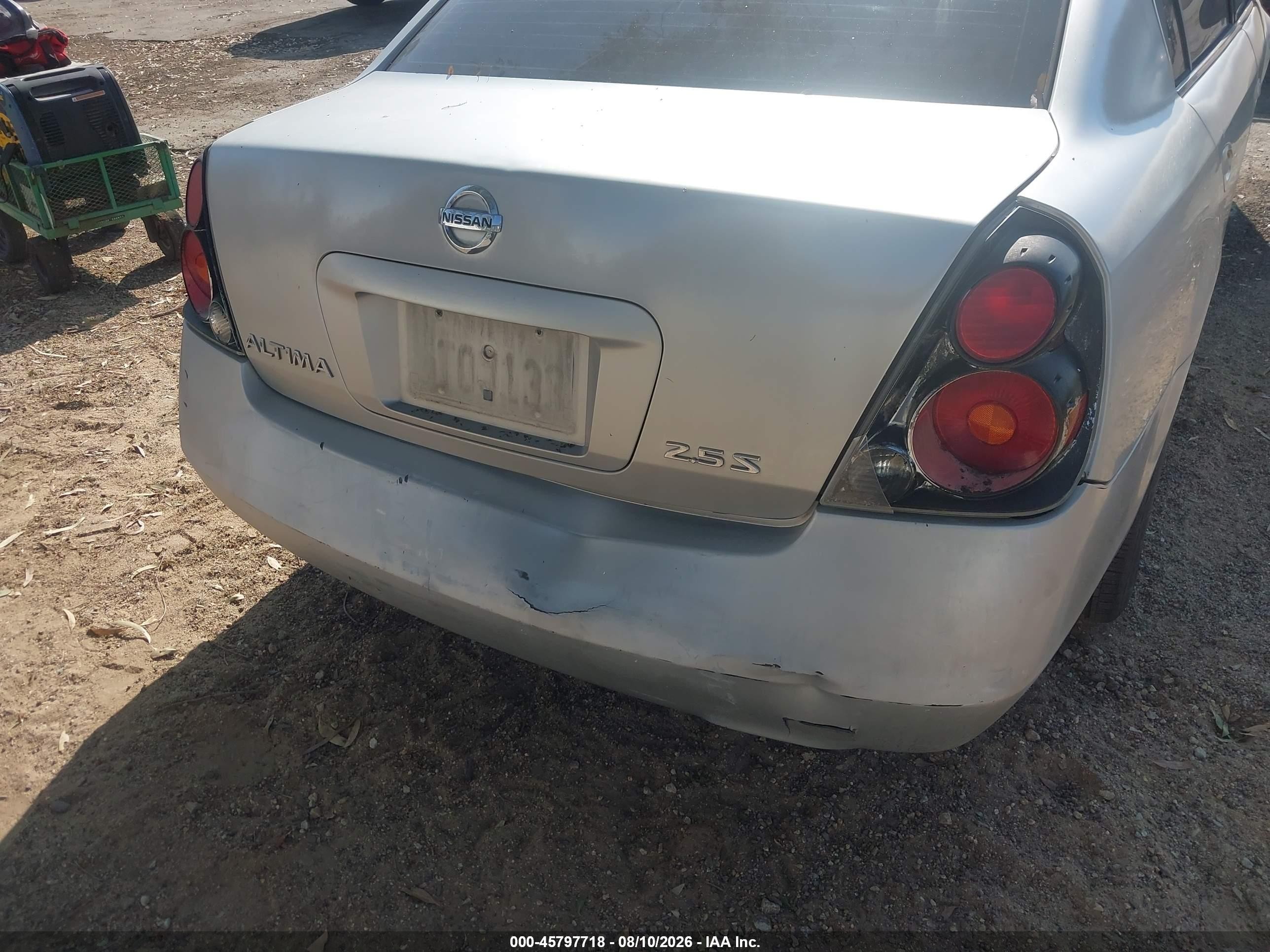 2006 Nissan Altima 2.5 S Silver vin: 1N4AL11D46C203232