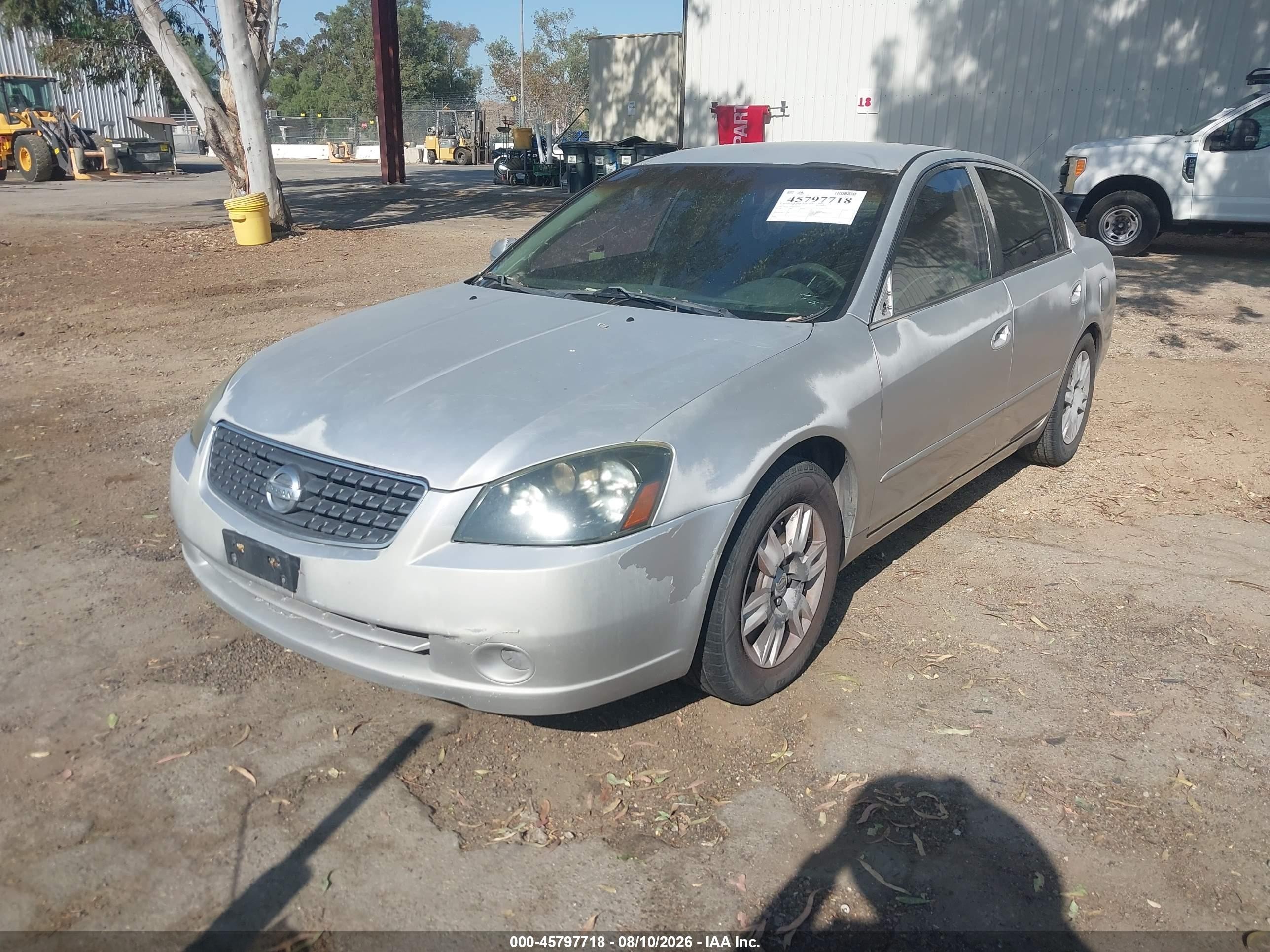 2006 Nissan Altima 2.5 S Silver vin: 1N4AL11D46C203232