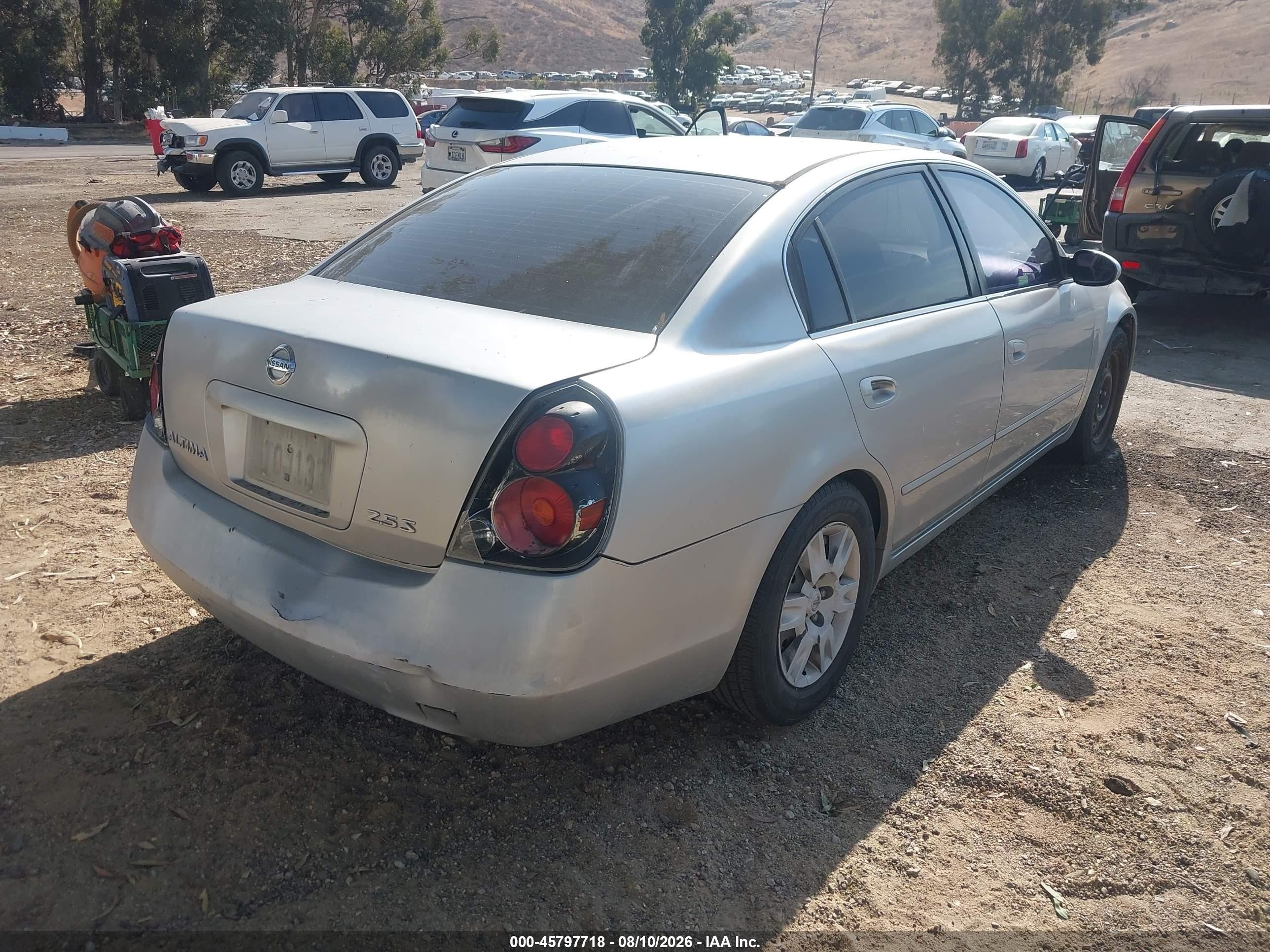 2006 Nissan Altima 2.5 S Silver vin: 1N4AL11D46C203232