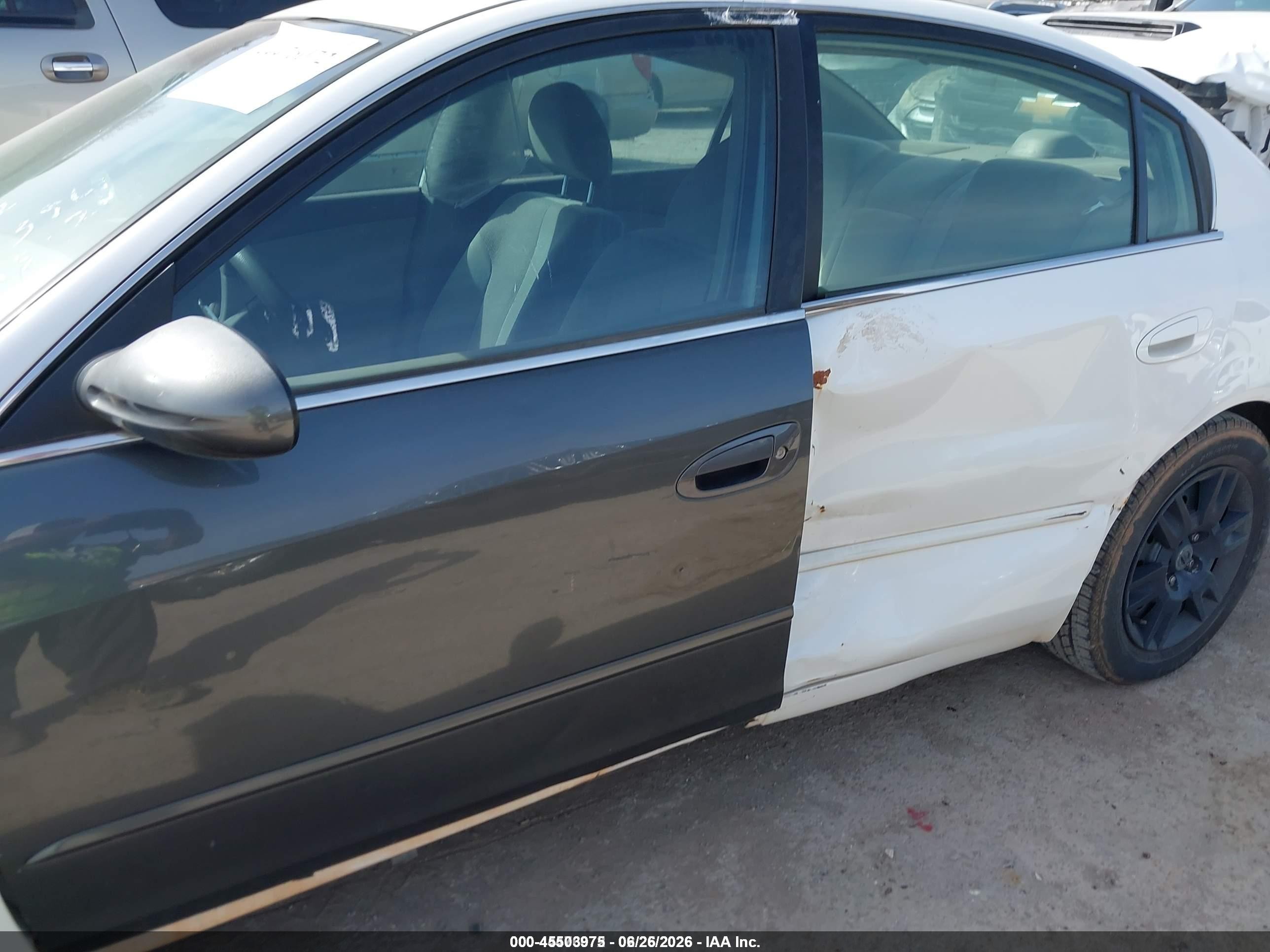 2006 Nissan Altima 2.5 S White vin: 1N4AL11D46C219396