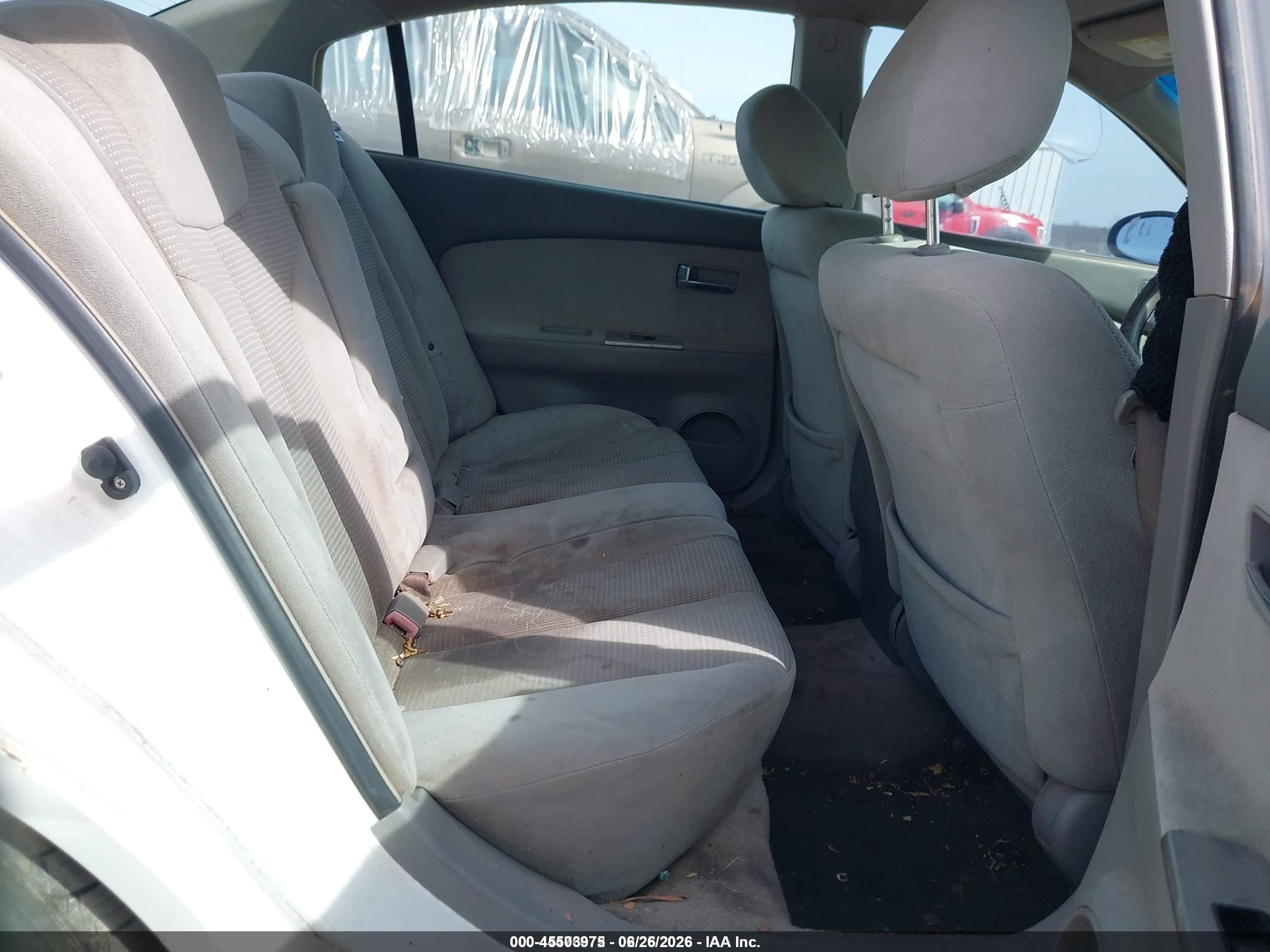 2006 Nissan Altima 2.5 S White vin: 1N4AL11D46C219396