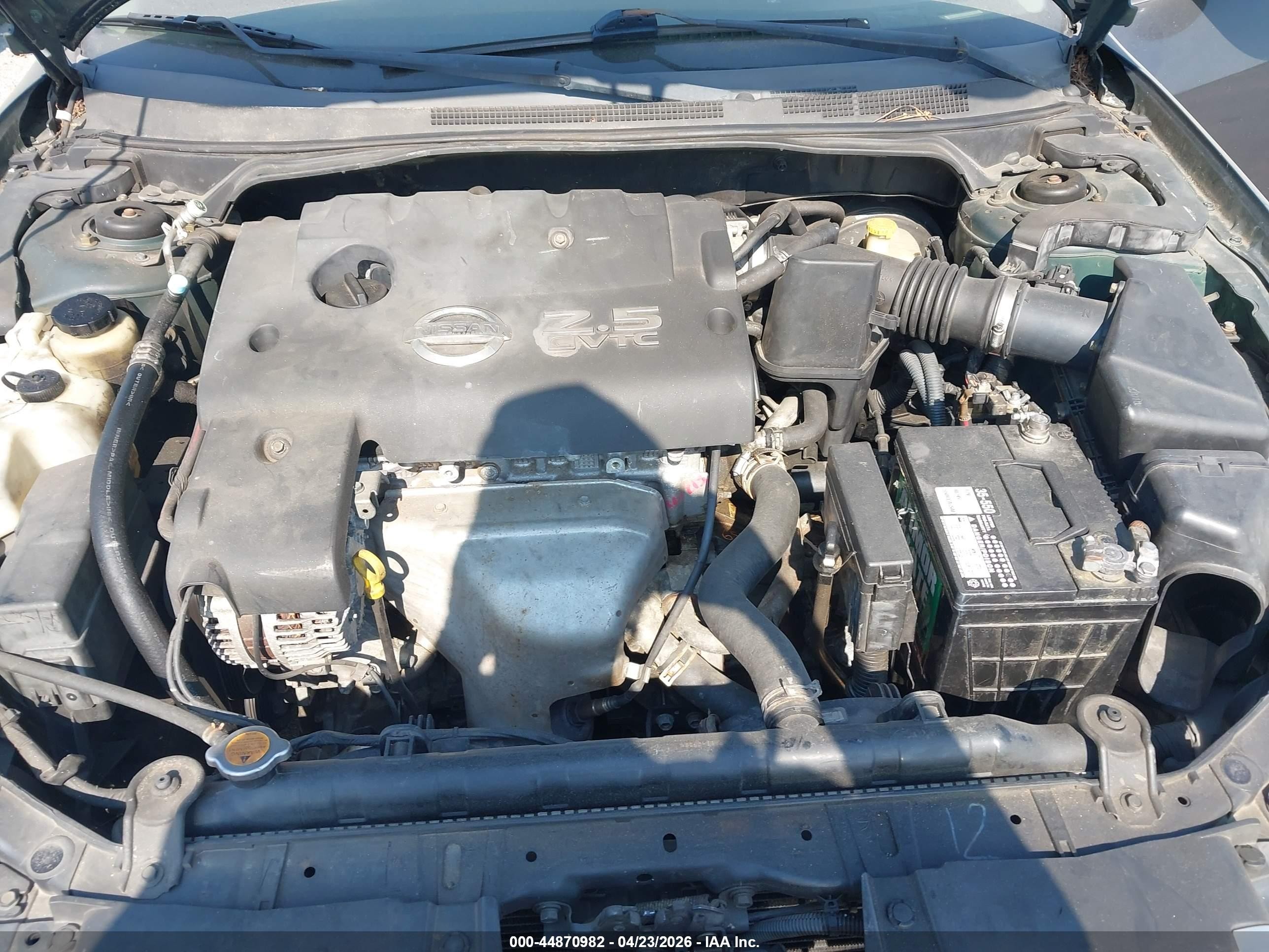 2006 Nissan Altima 2.5 S Blue vin: 1N4AL11D46C230026