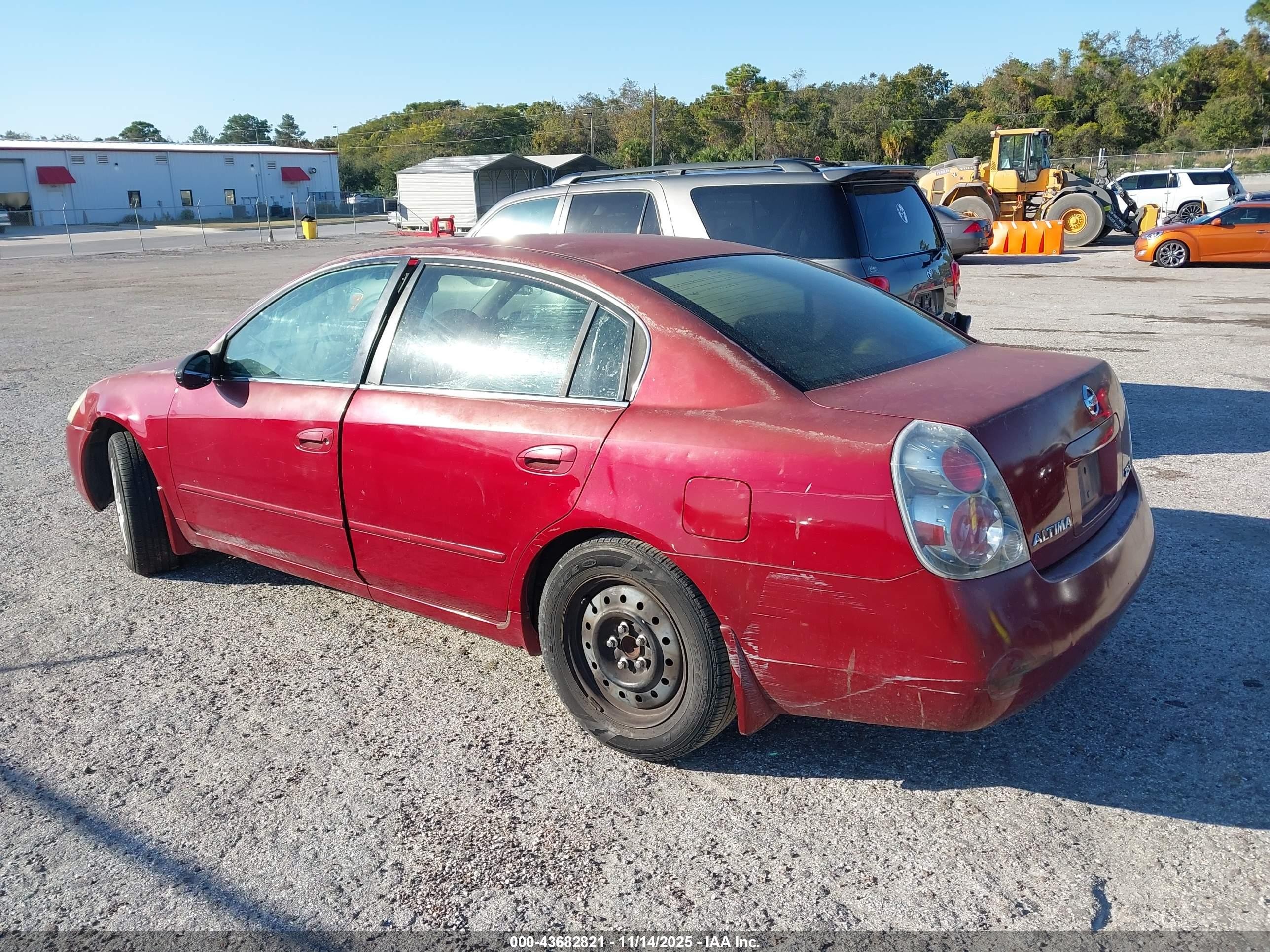 2006 Nissan Altima 2.5 S Red vin: 1N4AL11D46C235209