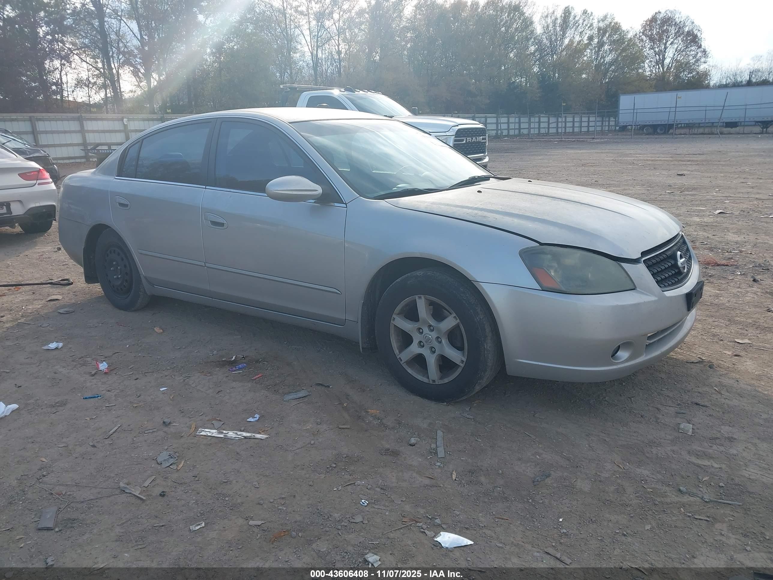 2006 Nissan Altima 2.5 S Silver vin: 1N4AL11D46N335329