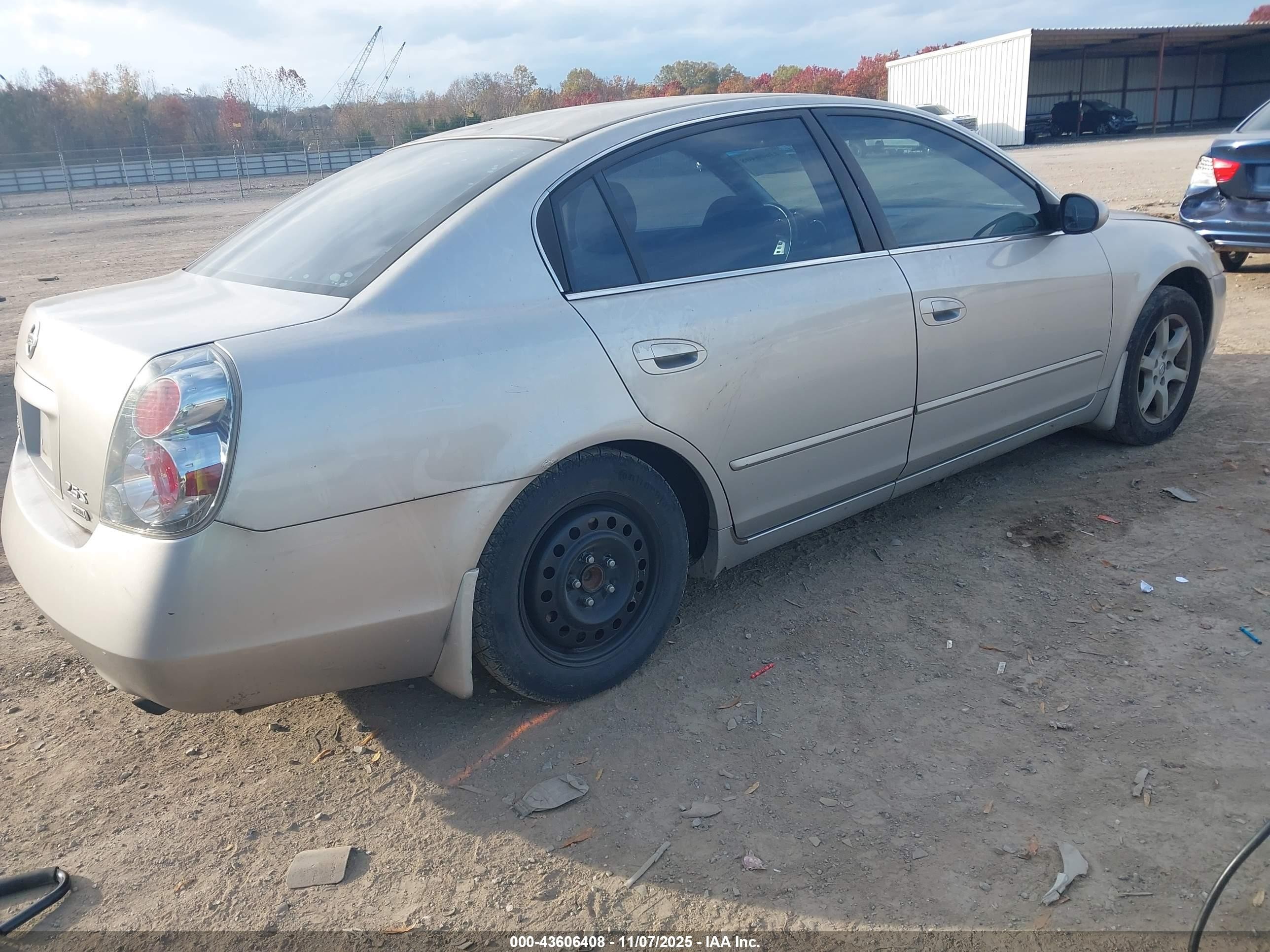 2006 Nissan Altima 2.5 S Silver vin: 1N4AL11D46N335329
