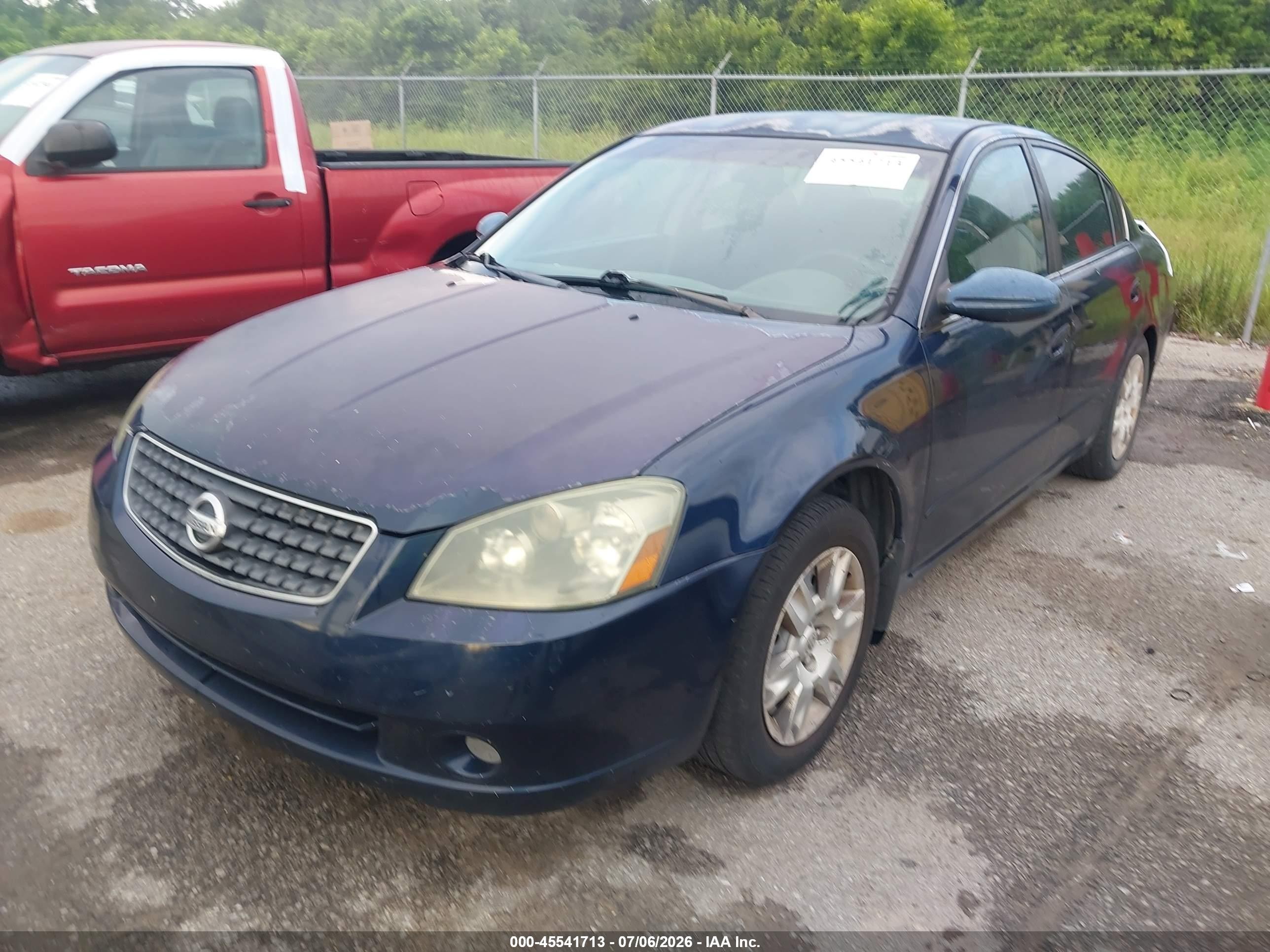 2006 Nissan Altima 2.5 S Blue vin: 1N4AL11D46N386653