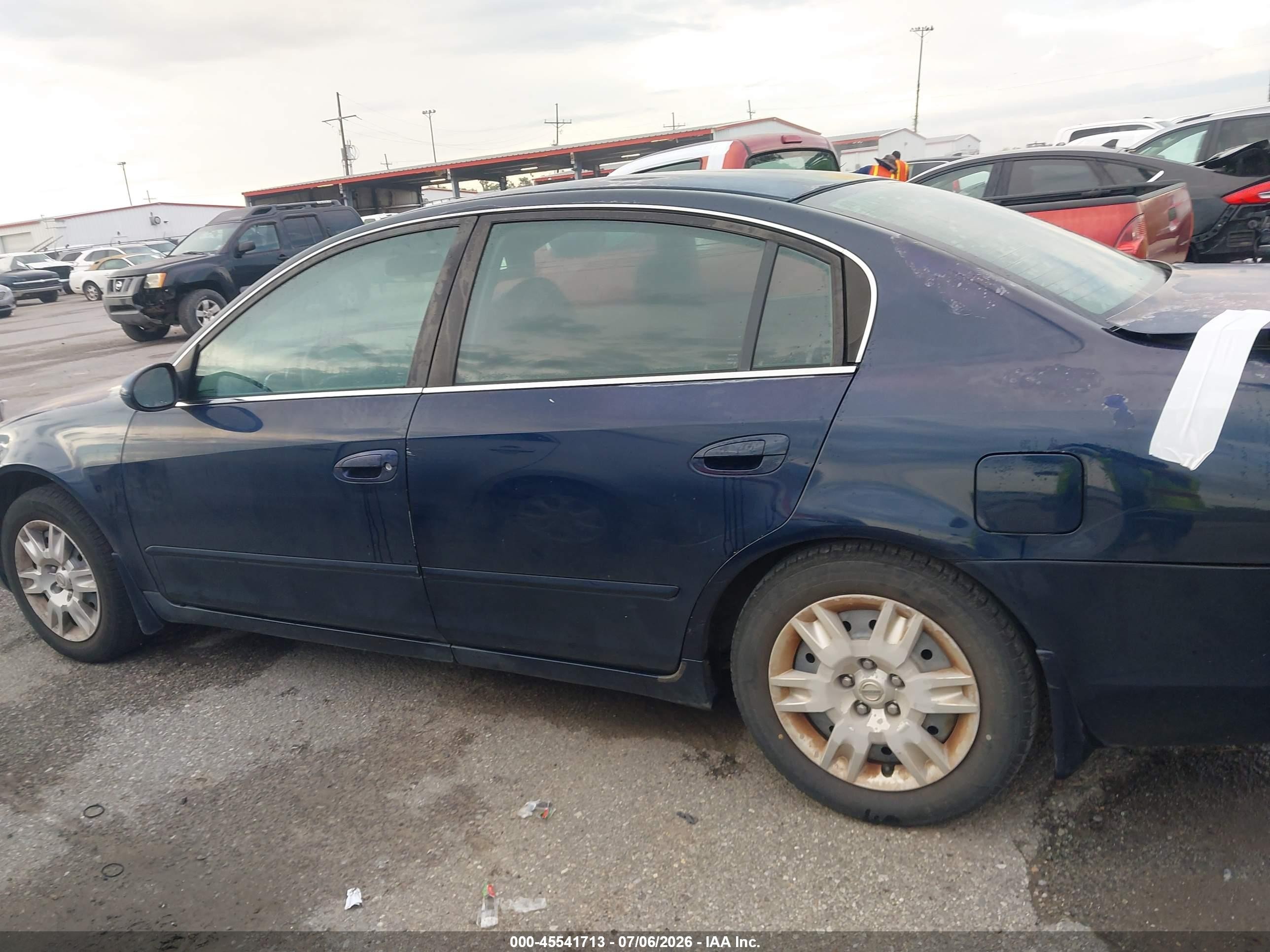 2006 Nissan Altima 2.5 S Blue vin: 1N4AL11D46N386653