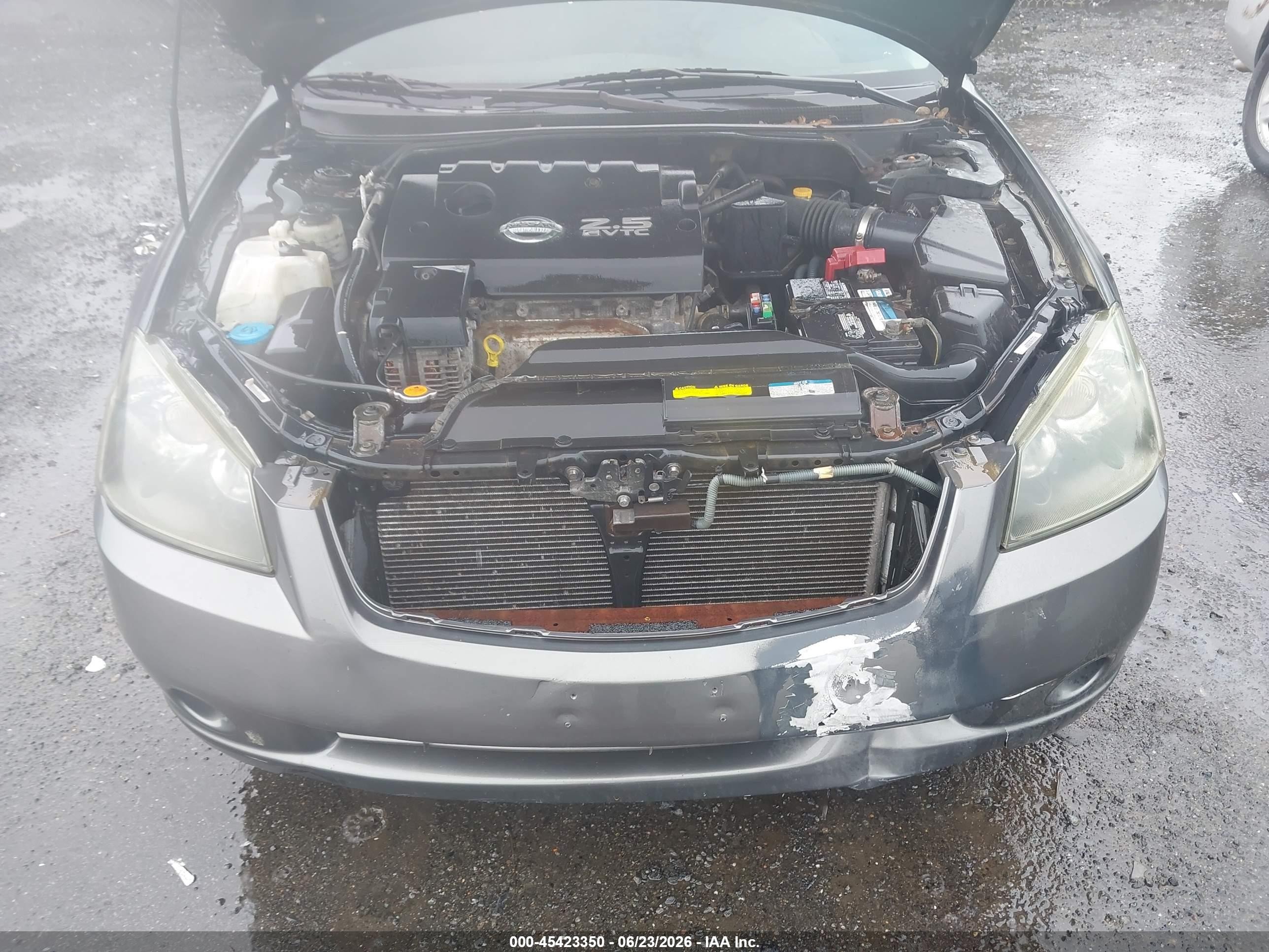 2006 Nissan Altima 2.5 S Gray vin: 1N4AL11D46N389861