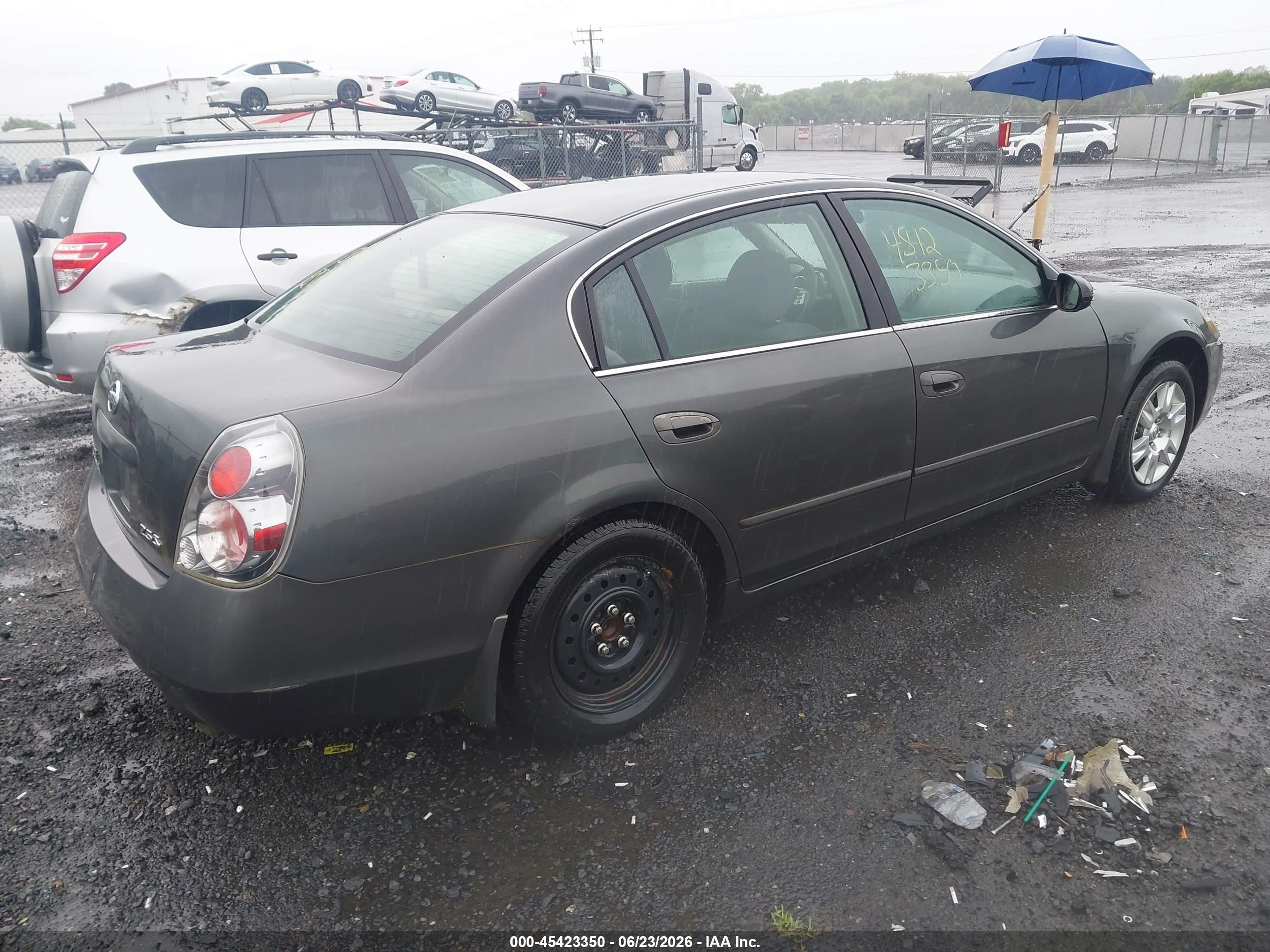 2006 Nissan Altima 2.5 S Gray vin: 1N4AL11D46N389861