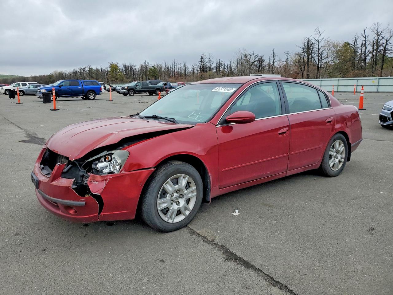 2006 Nissan Altima 2.5 Red vin: 1N4AL11D46N398060