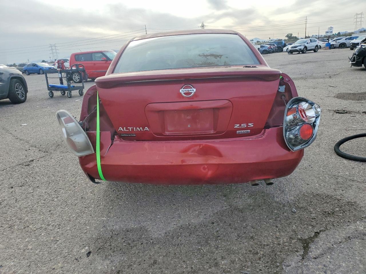 2006 Nissan Altima S Red vin: 1N4AL11D46N449721