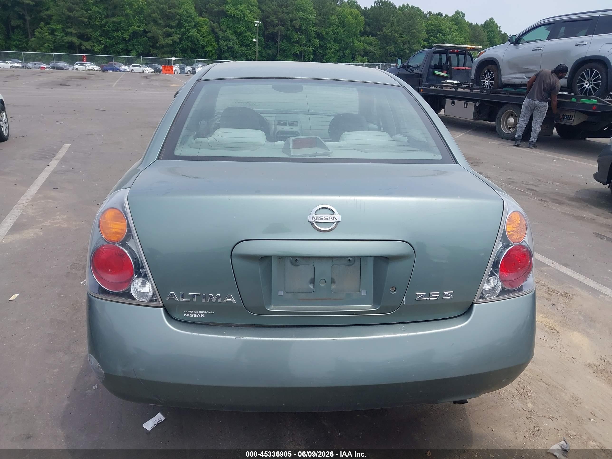 2002 Nissan Altima 2.5 S Teal vin: 1N4AL11D52C703930