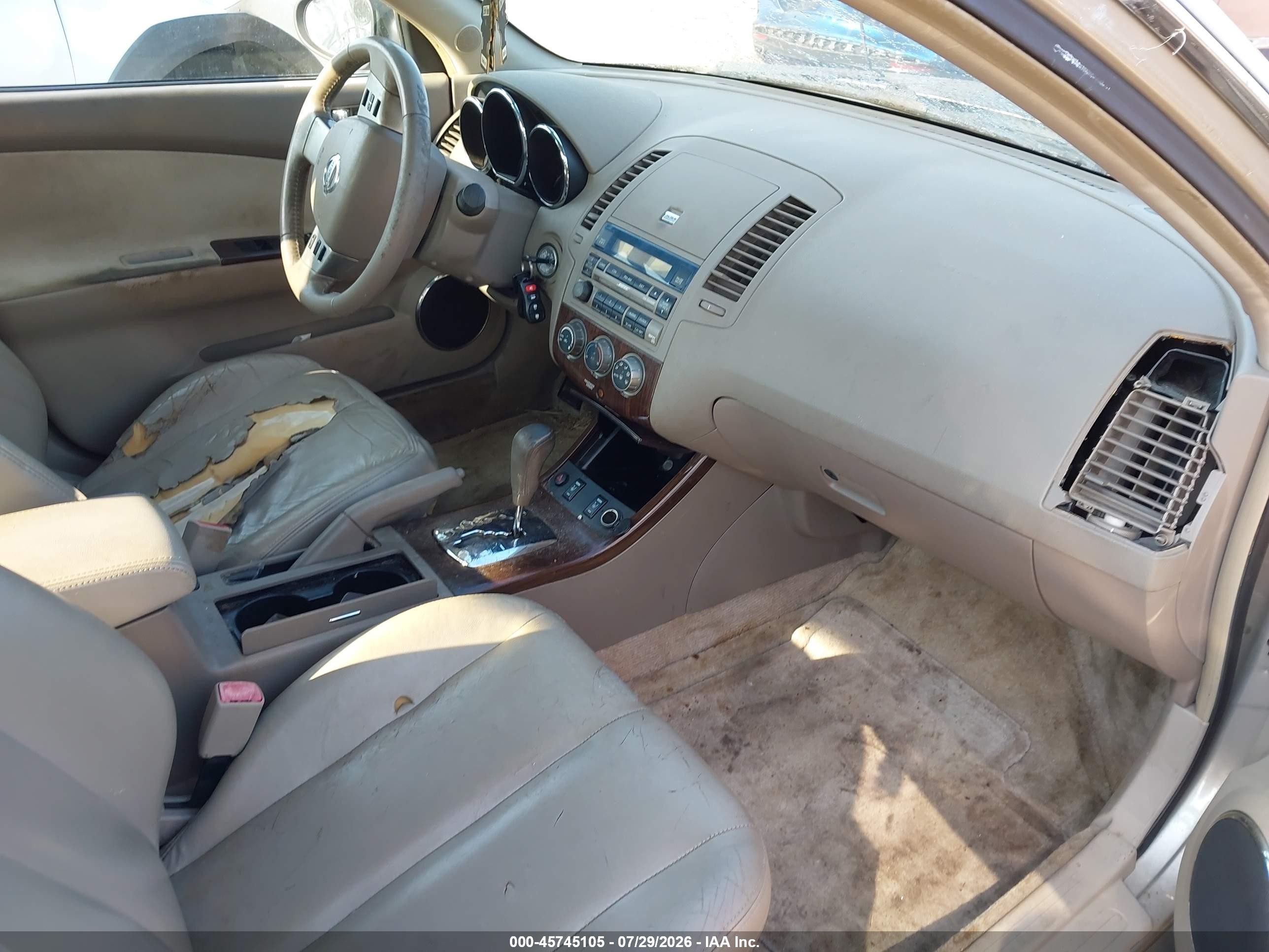 2005 Nissan Altima 2.5 S Champagne vin: 1N4AL11D55N419660