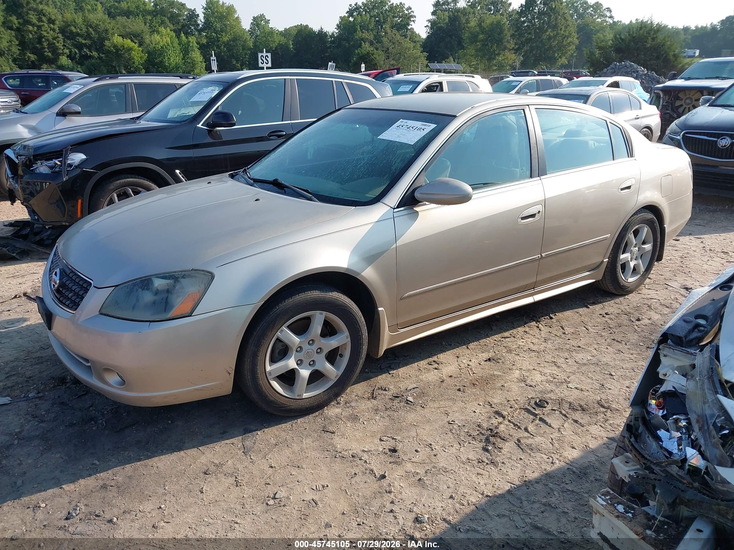 2005 Nissan Altima 2.5 S Champagne vin: 1N4AL11D55N419660