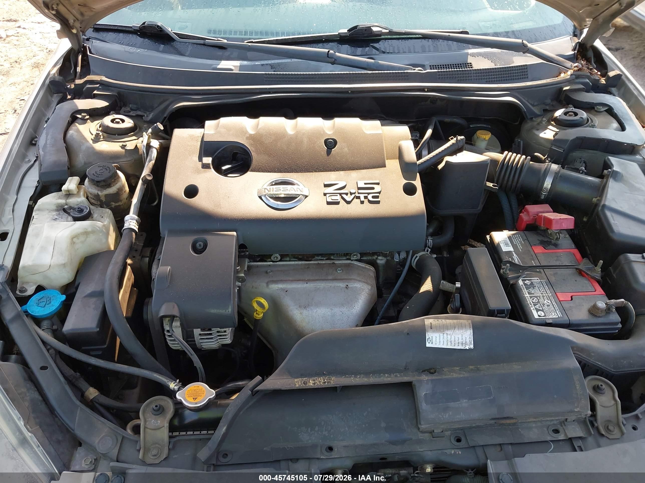 2005 Nissan Altima 2.5 S Champagne vin: 1N4AL11D55N419660