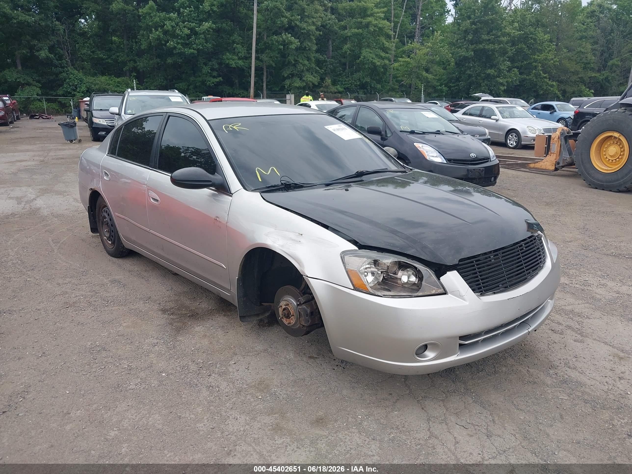 2005 Nissan Altima 2.5 S Silver vin: 1N4AL11D55N467045