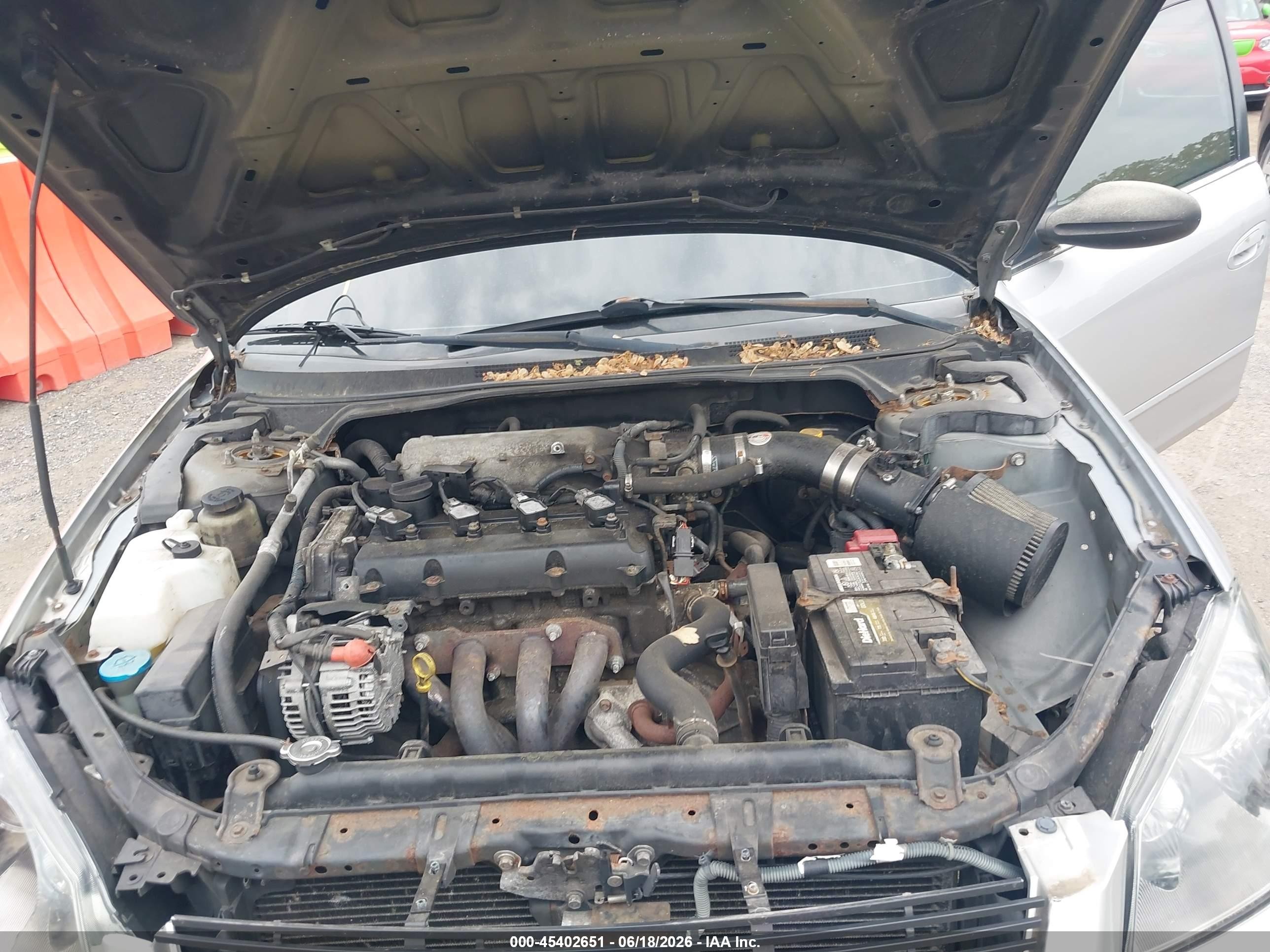 2005 Nissan Altima 2.5 S Silver vin: 1N4AL11D55N467045