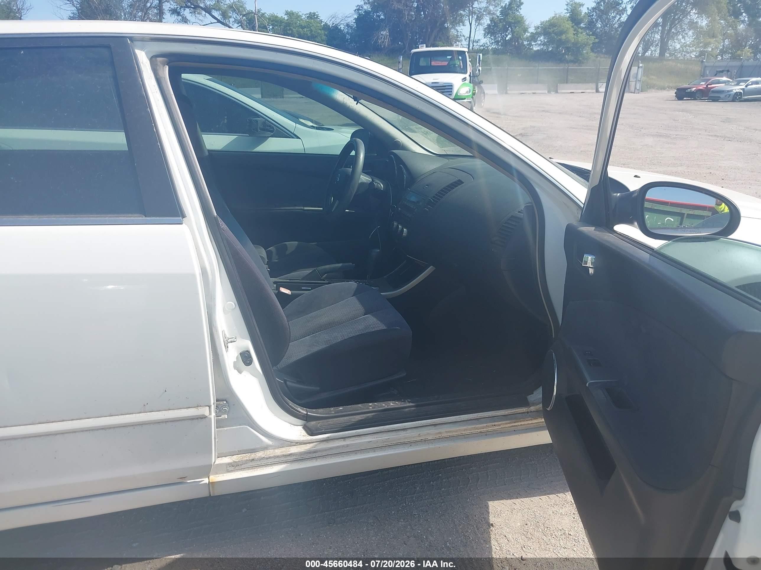 2006 Nissan Altima 2.5 S White vin: 1N4AL11D56C162934