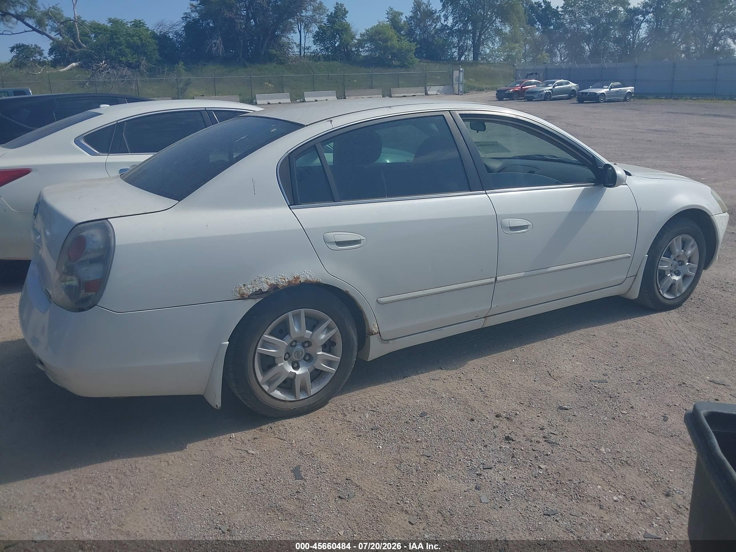 2006 Nissan Altima 2.5 S White vin: 1N4AL11D56C162934