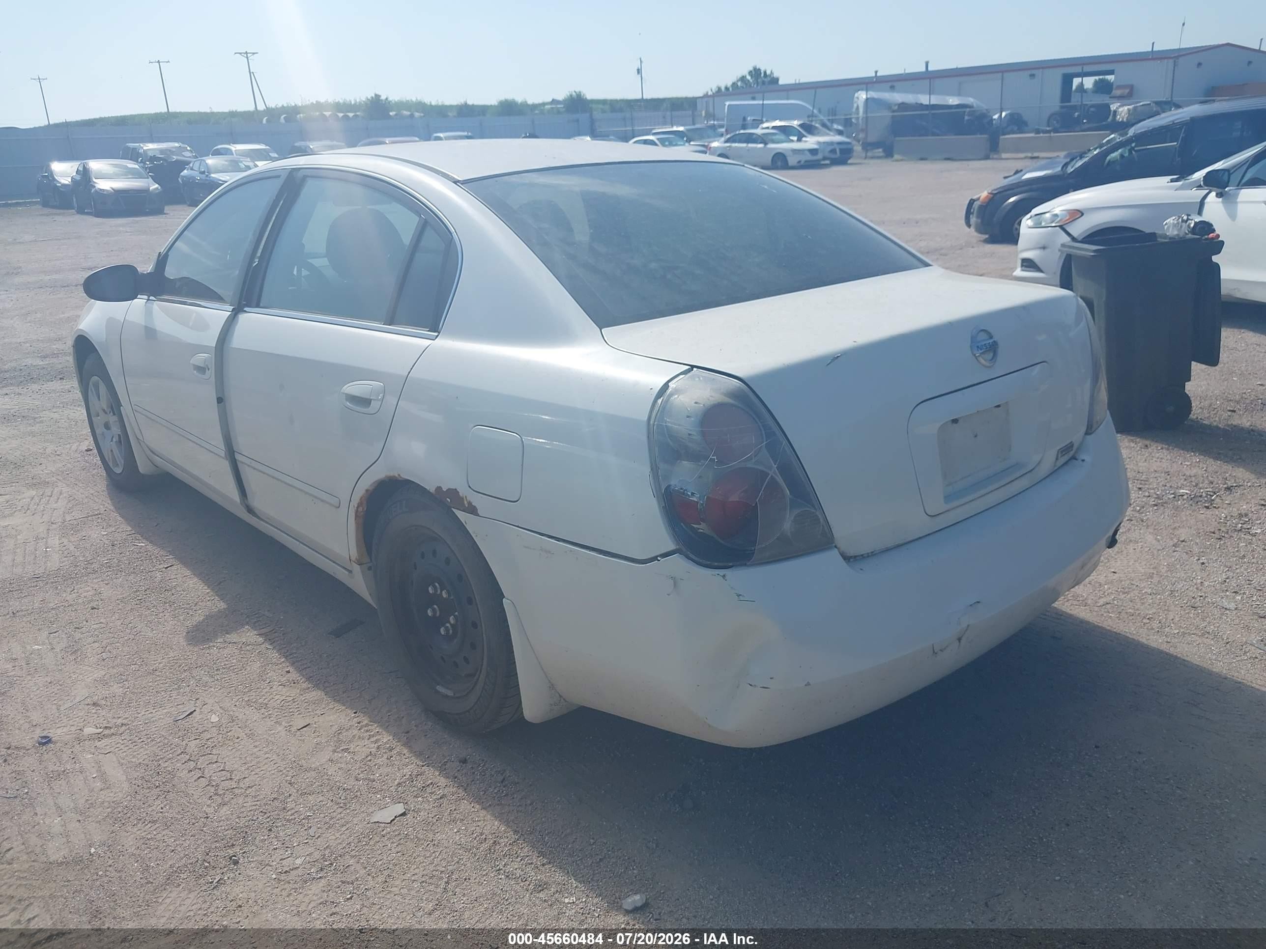2006 Nissan Altima 2.5 S White vin: 1N4AL11D56C162934