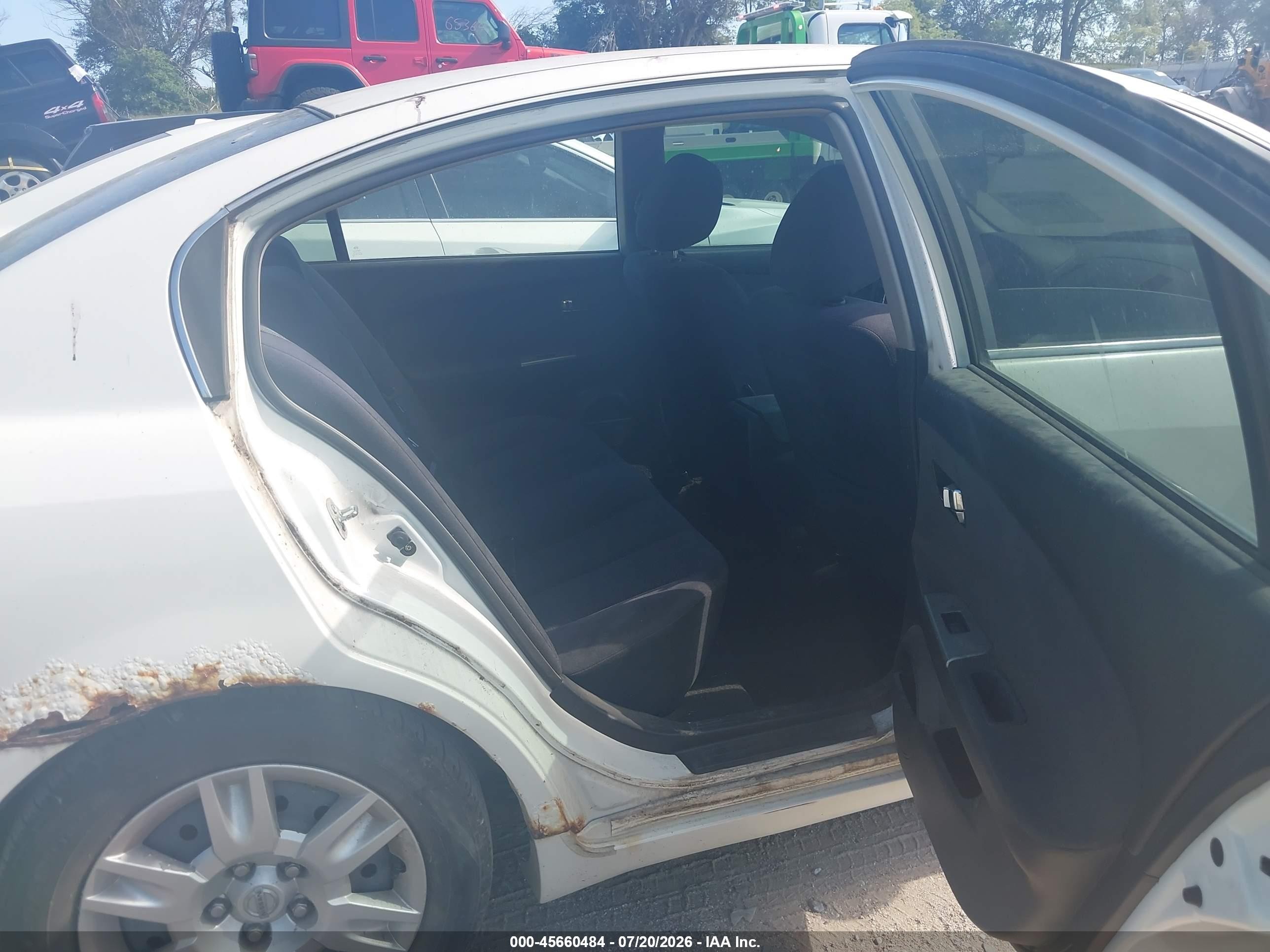 2006 Nissan Altima 2.5 S White vin: 1N4AL11D56C162934