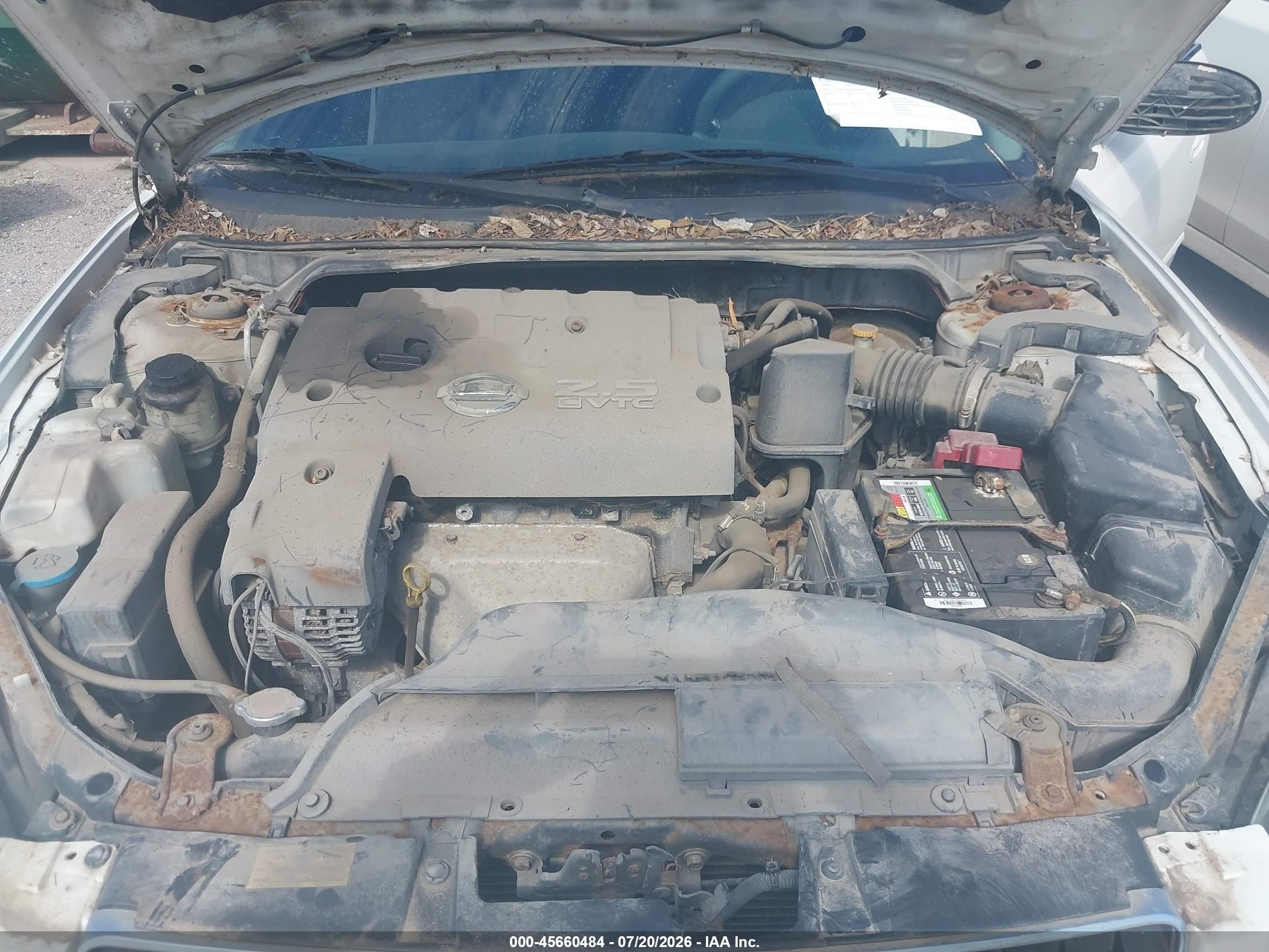2006 Nissan Altima 2.5 S White vin: 1N4AL11D56C162934