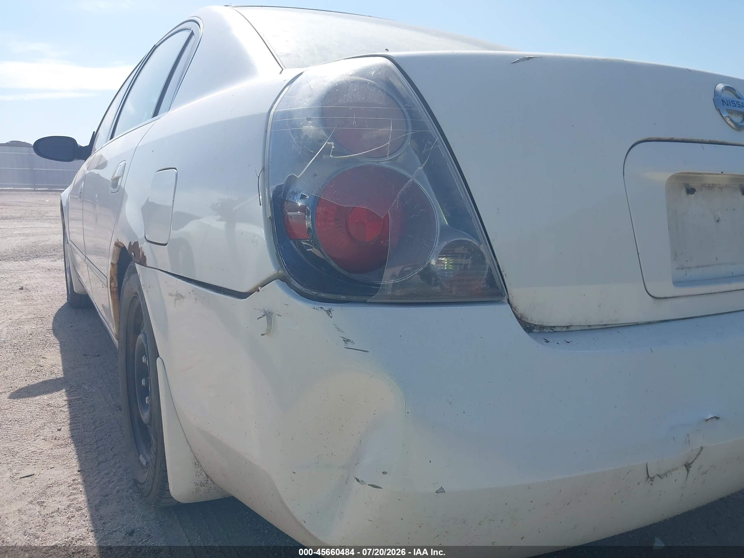 2006 Nissan Altima 2.5 S White vin: 1N4AL11D56C162934