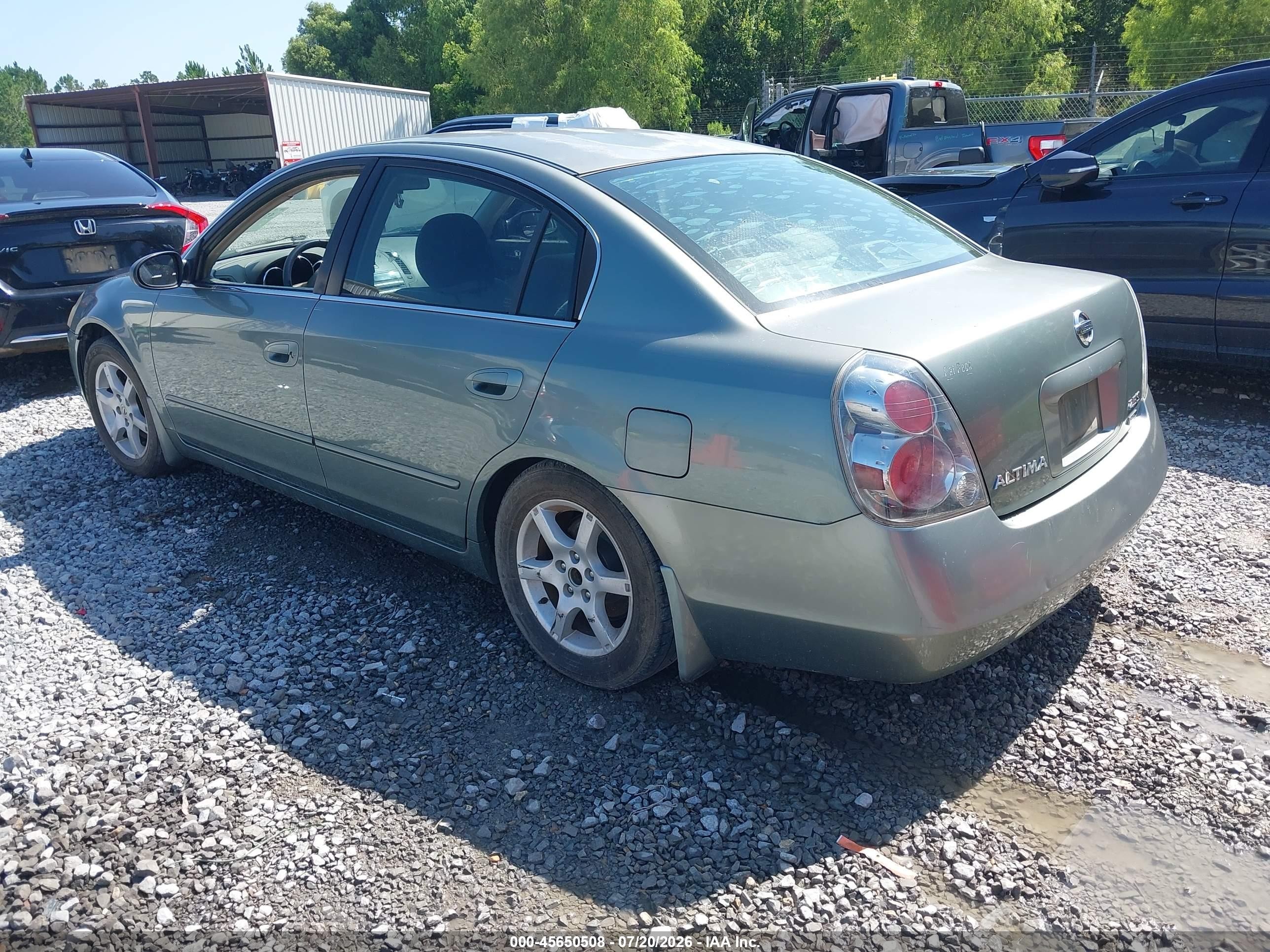2006 Nissan Altima 2.5 S Green vin: 1N4AL11D56N335954