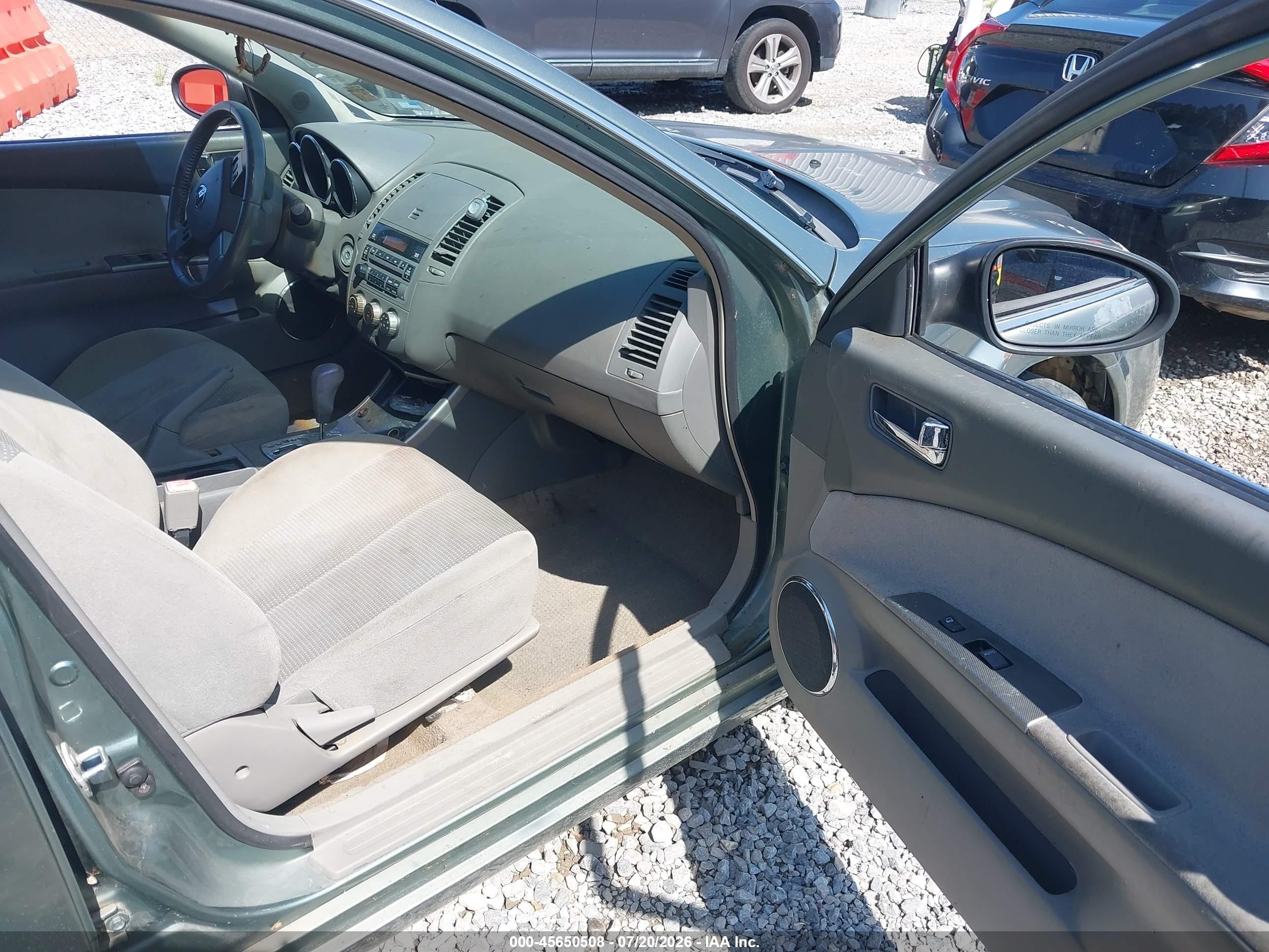 2006 Nissan Altima 2.5 S Green vin: 1N4AL11D56N335954