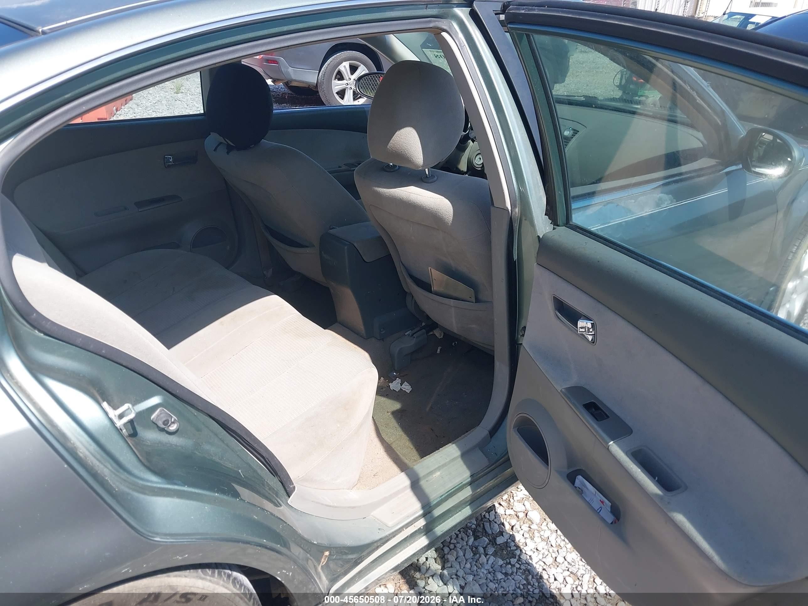2006 Nissan Altima 2.5 S Green vin: 1N4AL11D56N335954