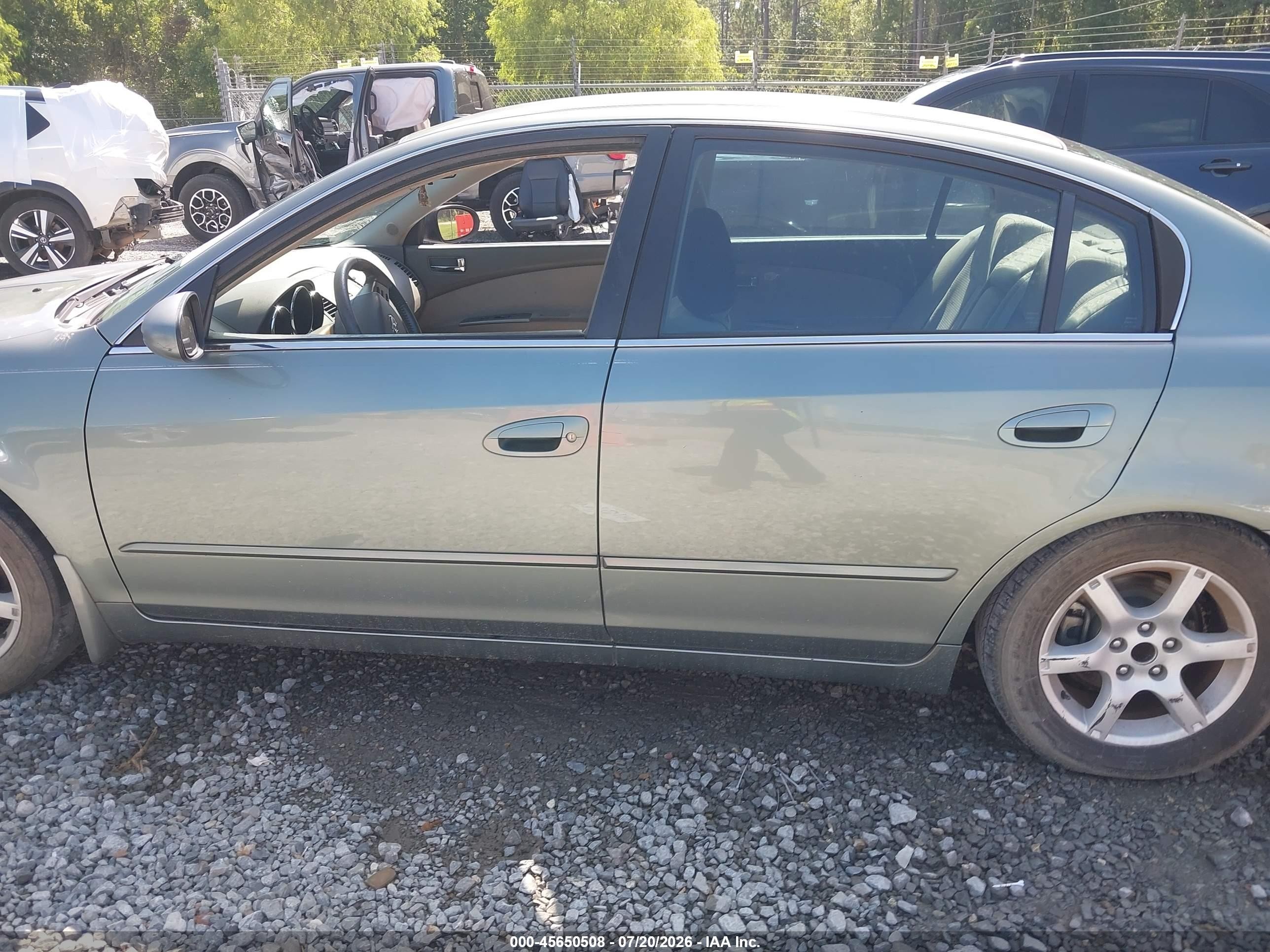 2006 Nissan Altima 2.5 S Green vin: 1N4AL11D56N335954