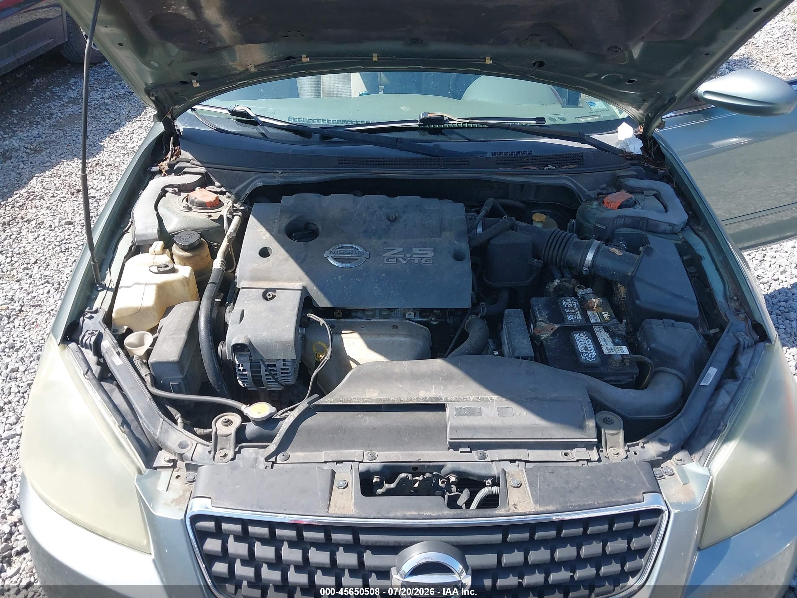 2006 Nissan Altima 2.5 S Green vin: 1N4AL11D56N335954