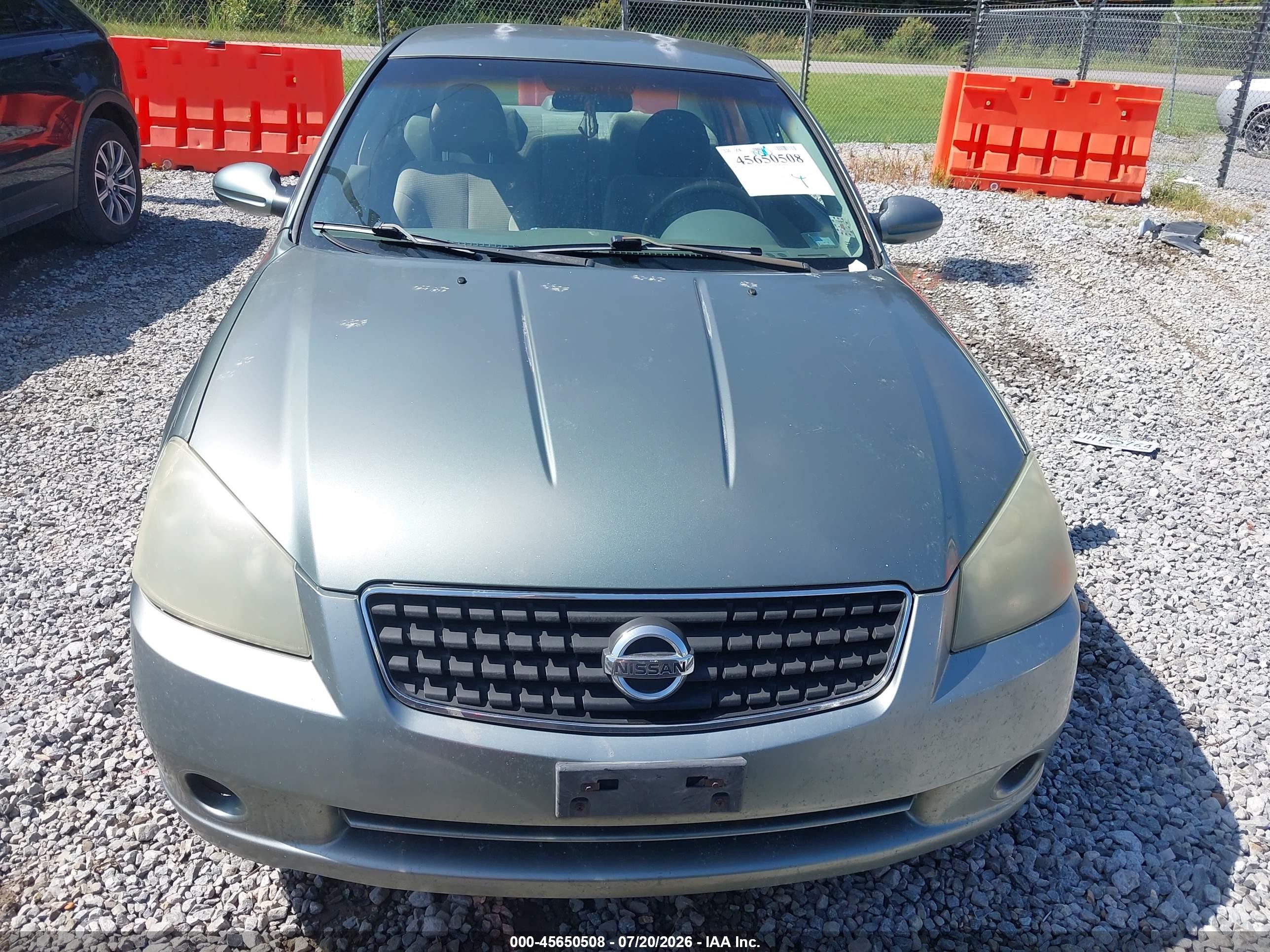 2006 Nissan Altima 2.5 S Green vin: 1N4AL11D56N335954
