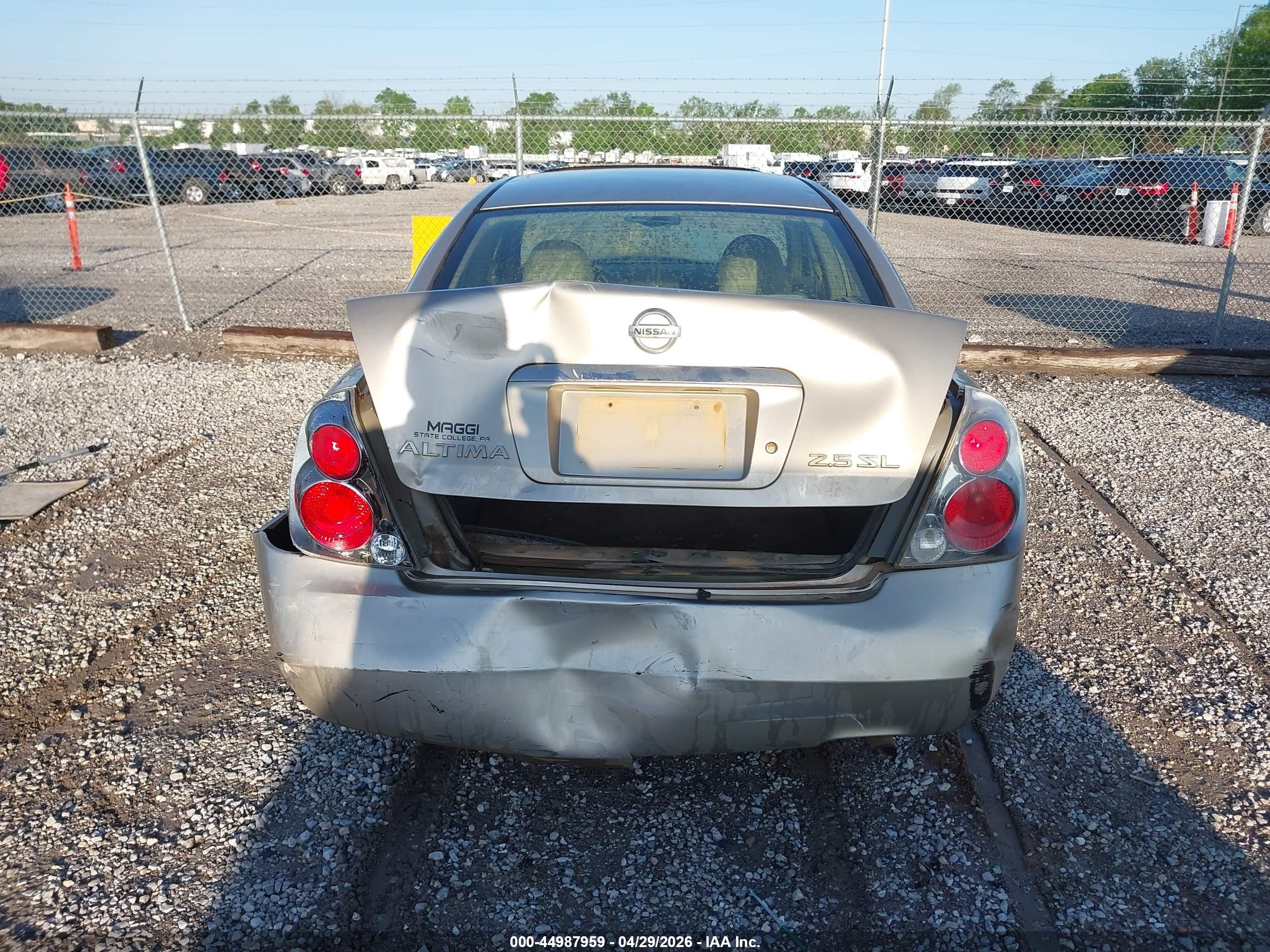 2006 Nissan Altima 2.5 S Champagne vin: 1N4AL11D56N366203