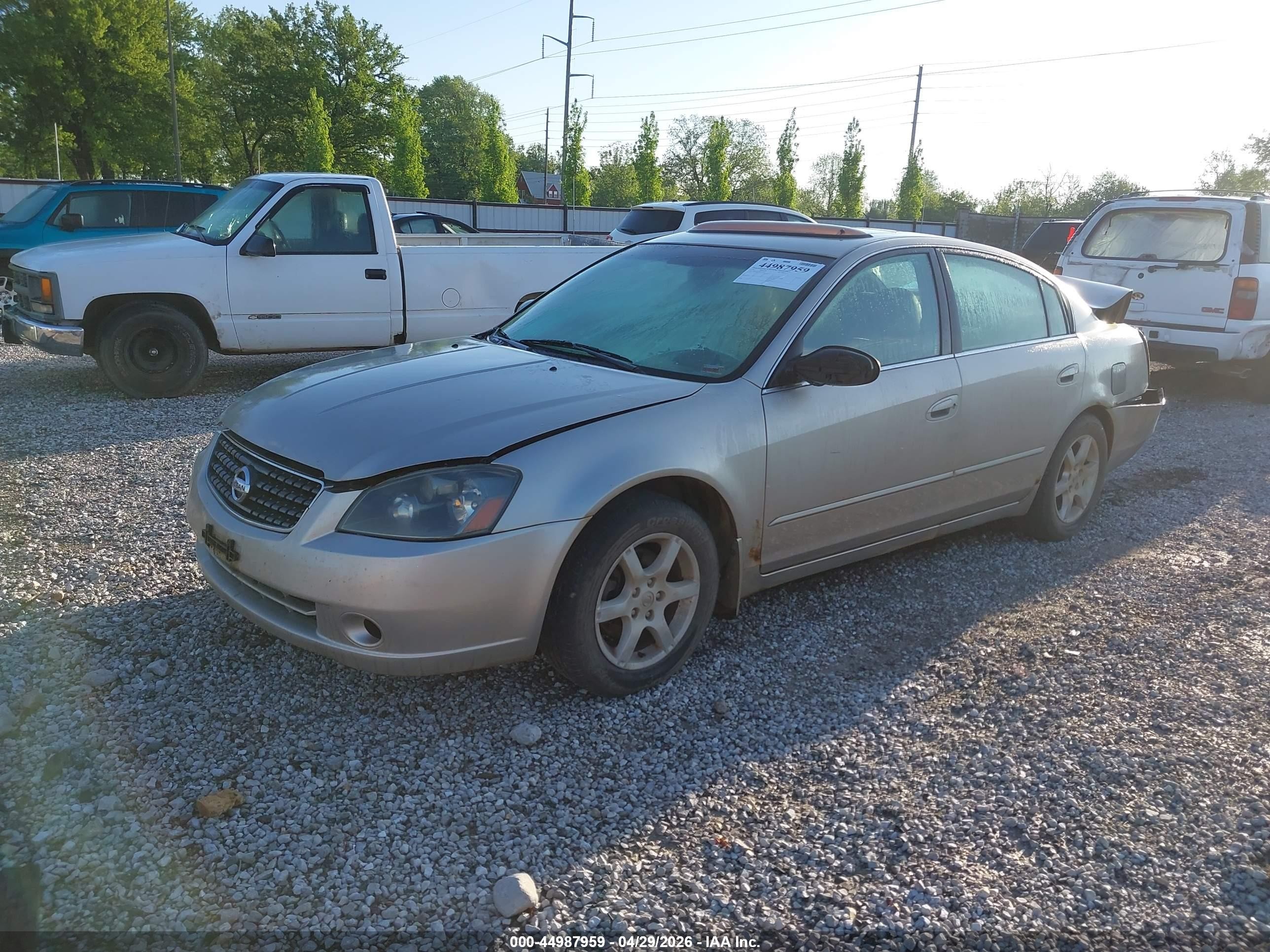 2006 Nissan Altima 2.5 S Champagne vin: 1N4AL11D56N366203