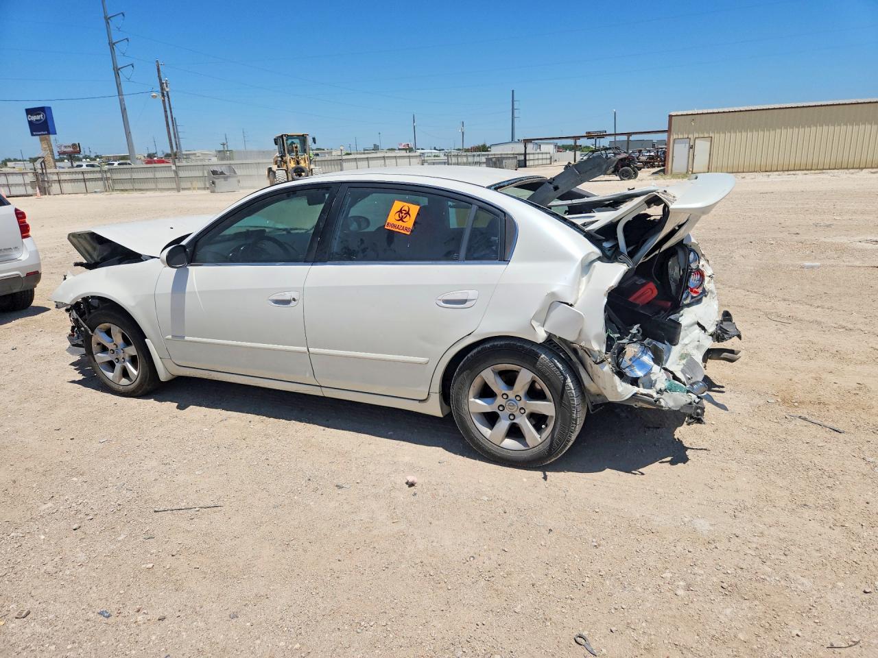 2006 Nissan Altima 2.5 White vin: 1N4AL11D56N386001