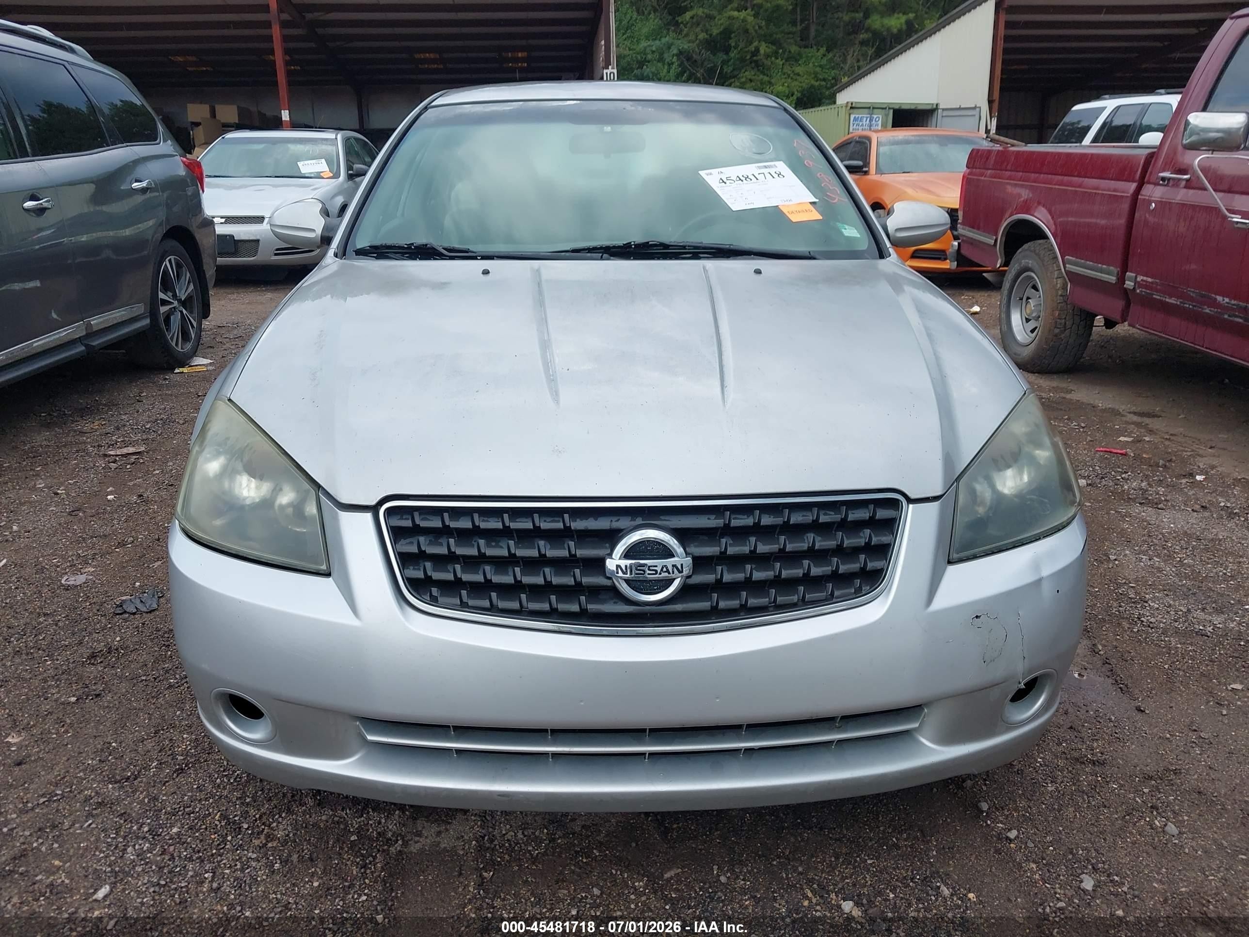 2006 Nissan Altima 2.5 S Silver vin: 1N4AL11D56N438937