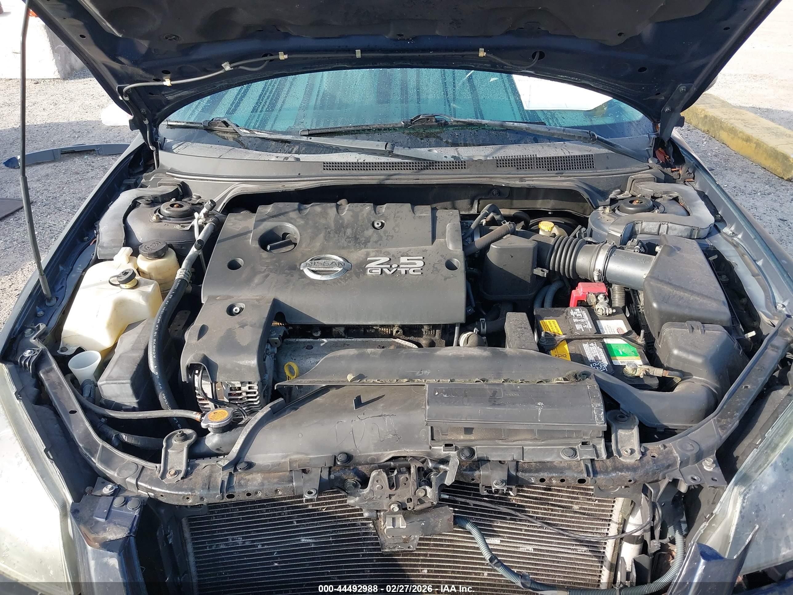 2006 Nissan Altima 2.5 S Blue vin: 1N4AL11D56N439778