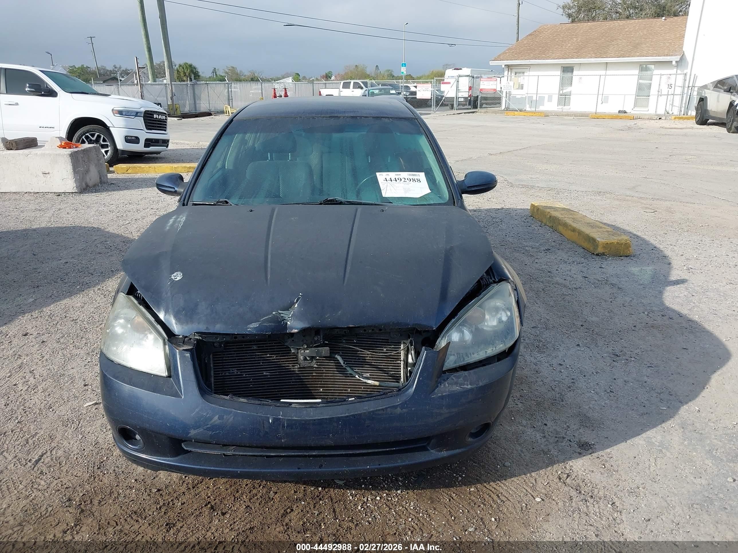2006 Nissan Altima 2.5 S Blue vin: 1N4AL11D56N439778