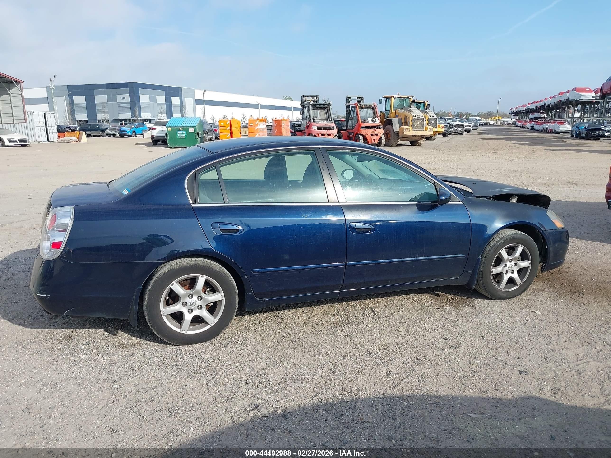 2006 Nissan Altima 2.5 S Blue vin: 1N4AL11D56N439778
