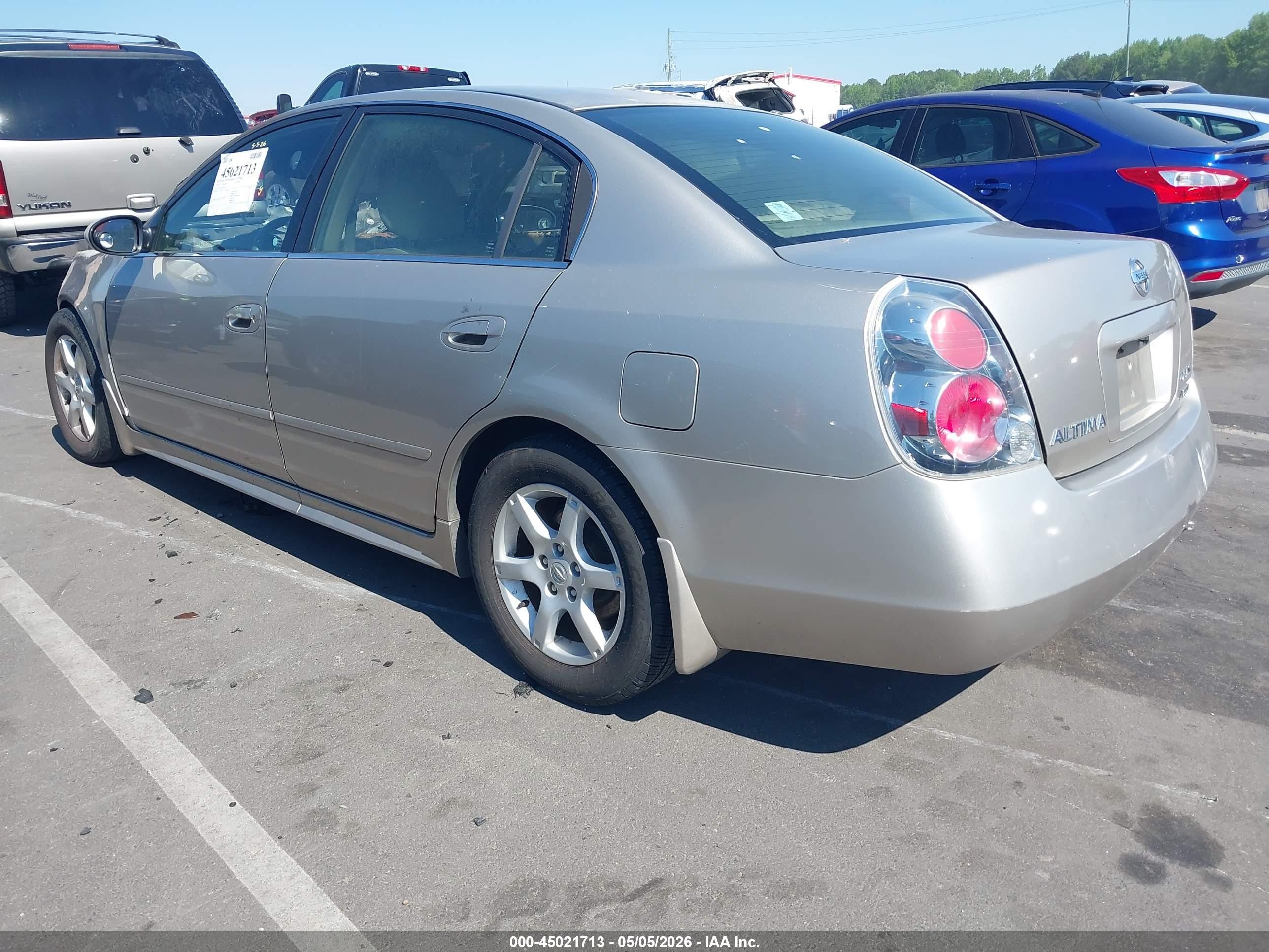 2006 Nissan Altima 2.5 S Бежевый vin: 1N4AL11D56N442115